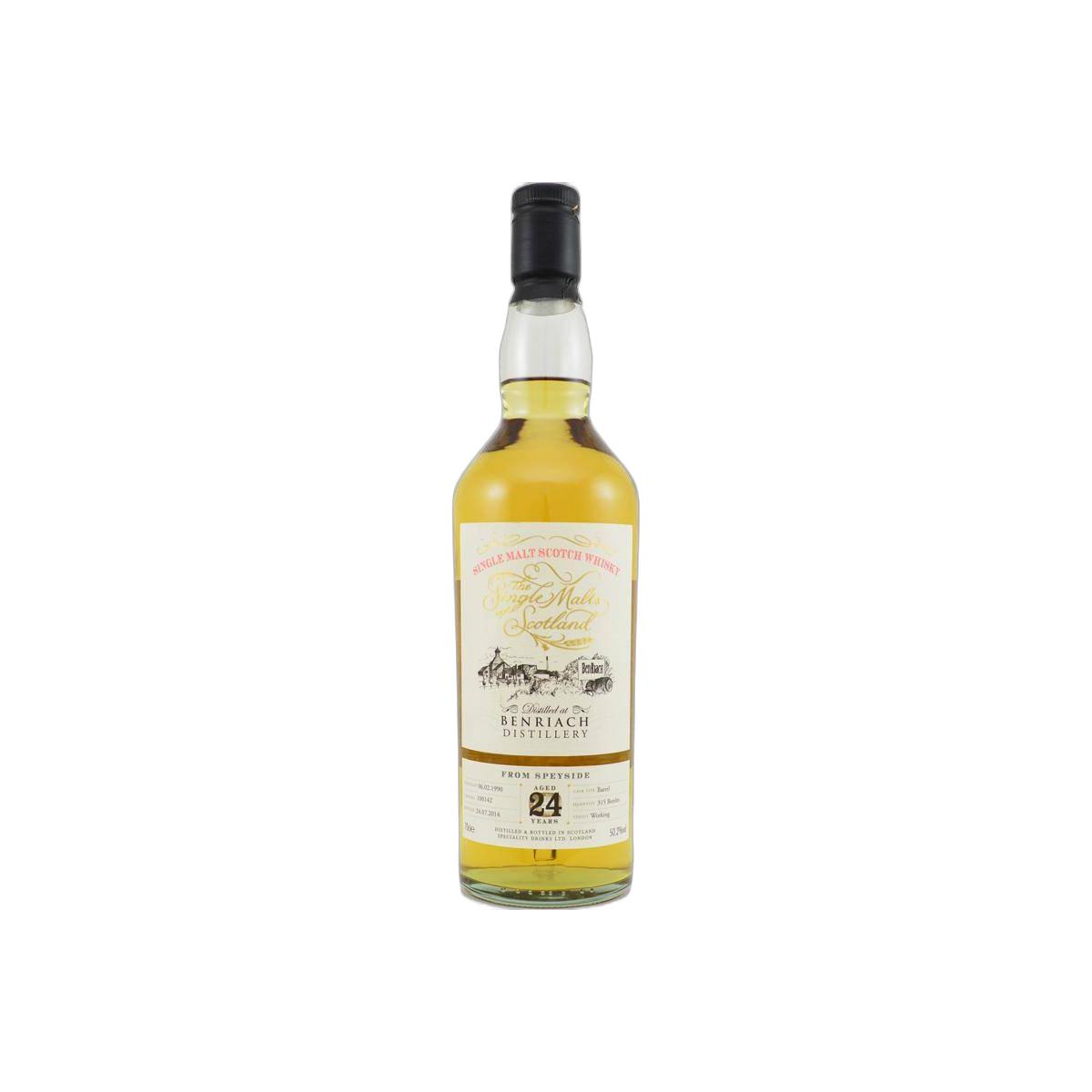BenRiach The Single Malts of Scotland 1990 24 Years Single Malt Whisky