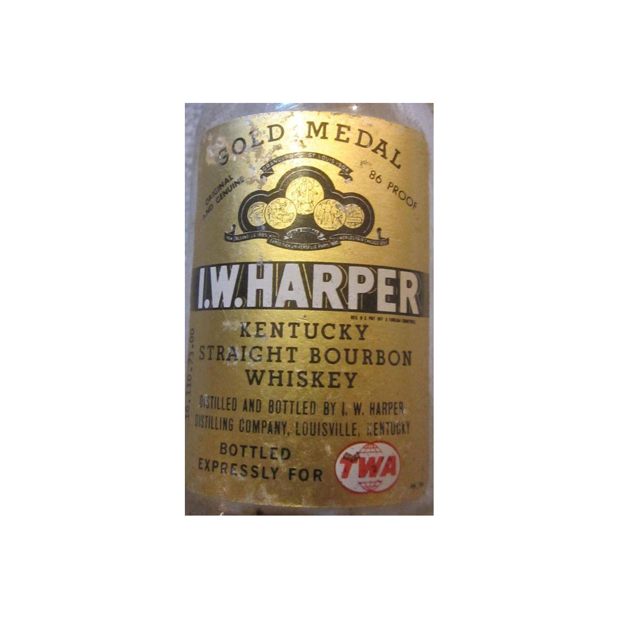 I.W. Harper Miniature Bourbon Whisky
