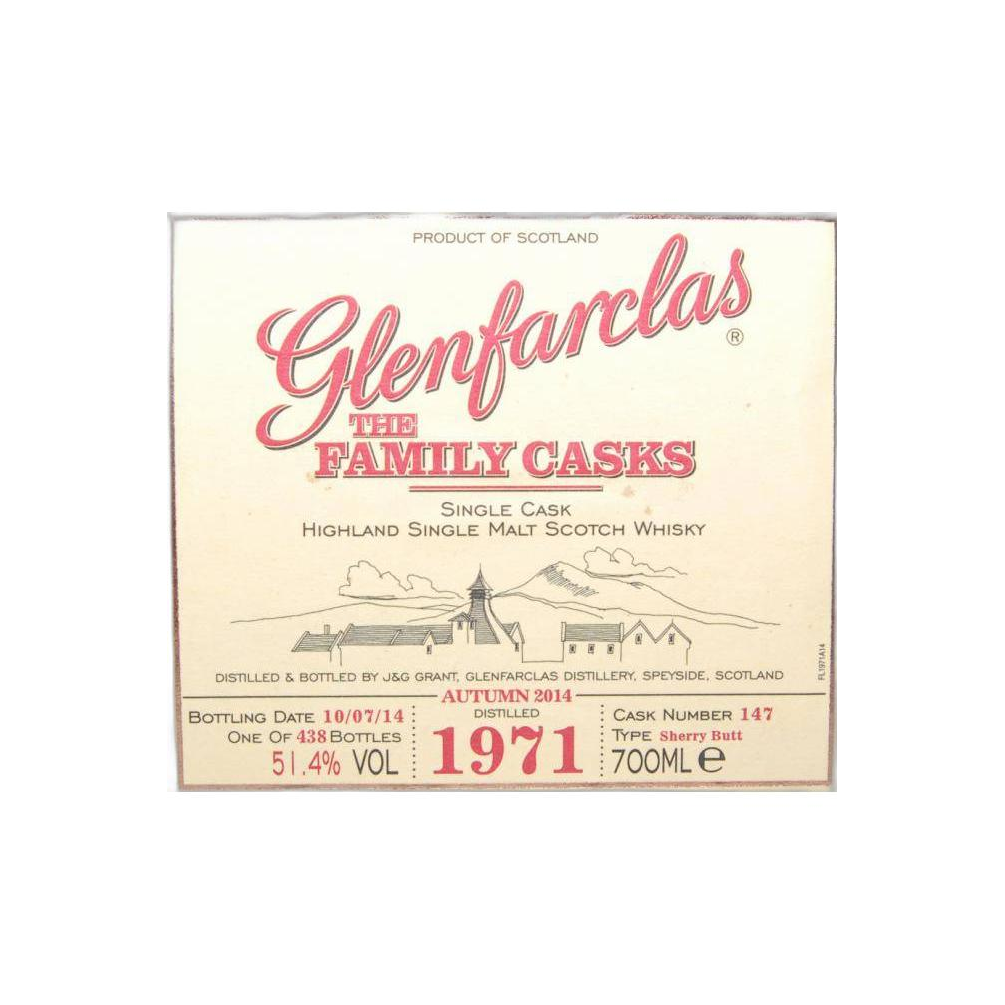 Glenfarclas 1971 43 Years Single Malt Whisky 3