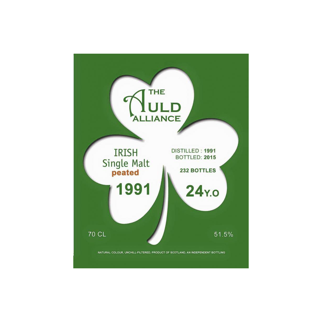 Irish Single Malt 1991 TAA Peated 2