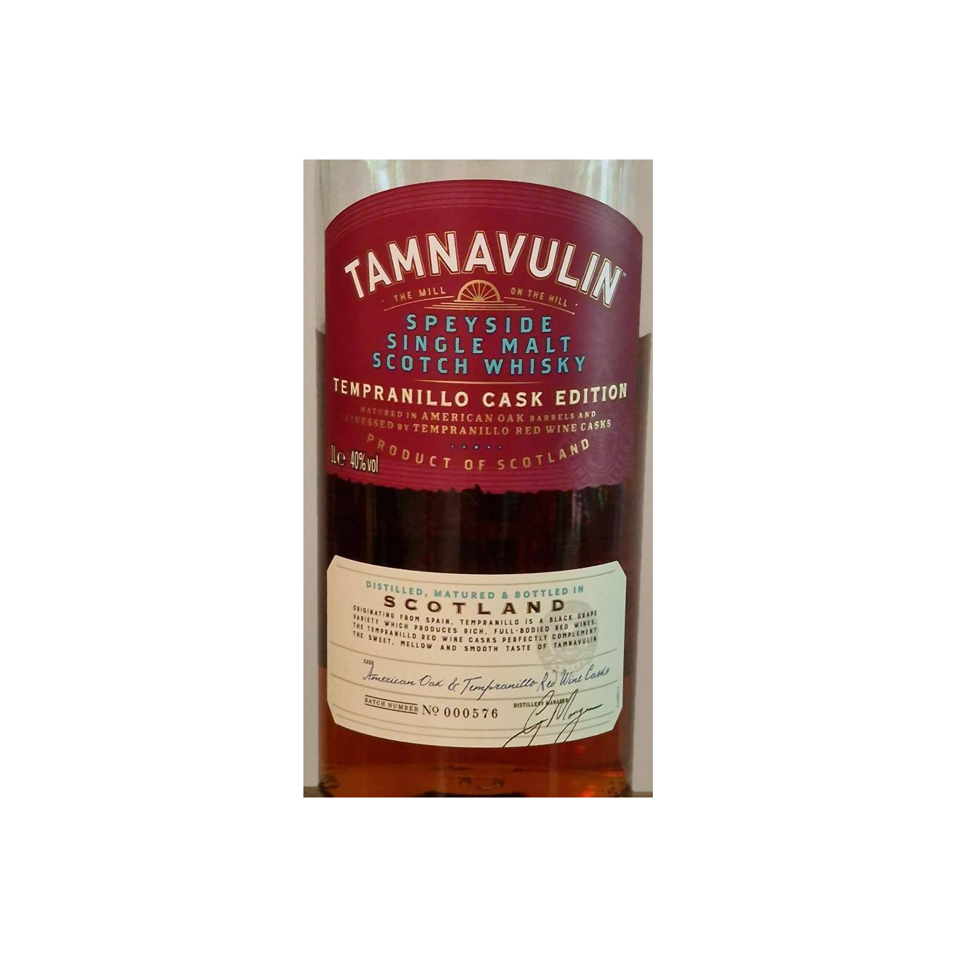 Tamnavulin Single Malt Whisky