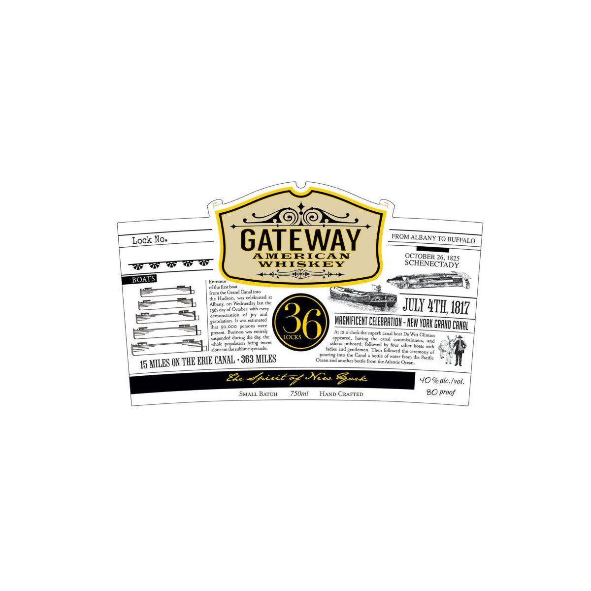 36 Locks Gateway American Whiskey