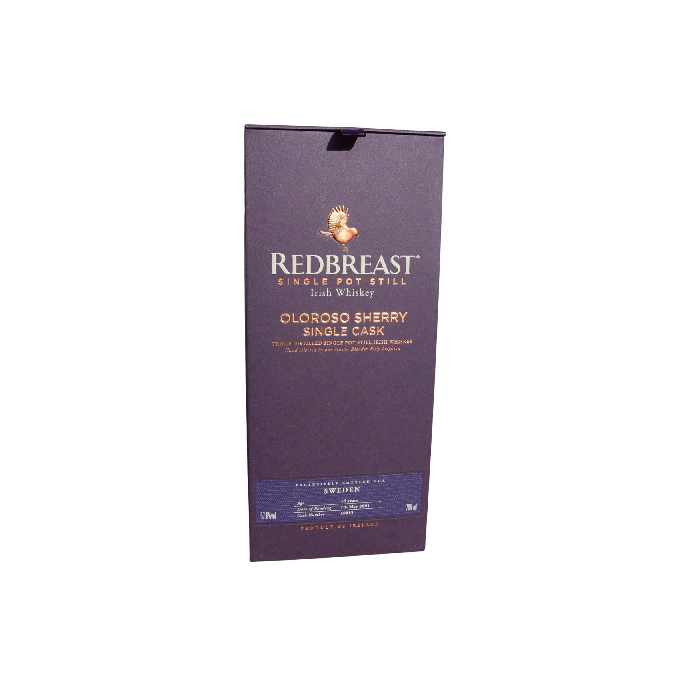 Redbreast Single Cask 2004 16 Years Single Pot Still Whisky 2