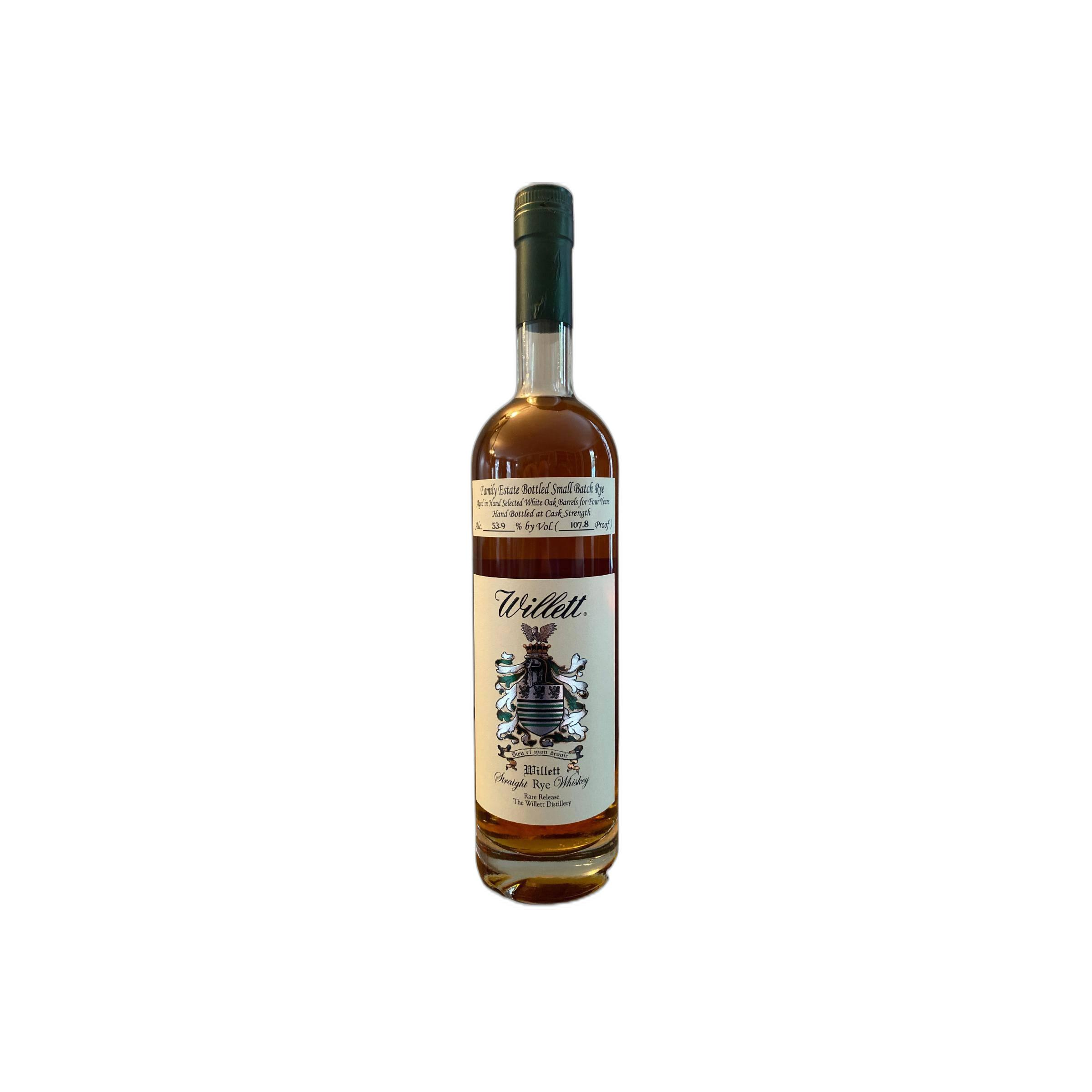 Willett 4 Years Rye Whisky