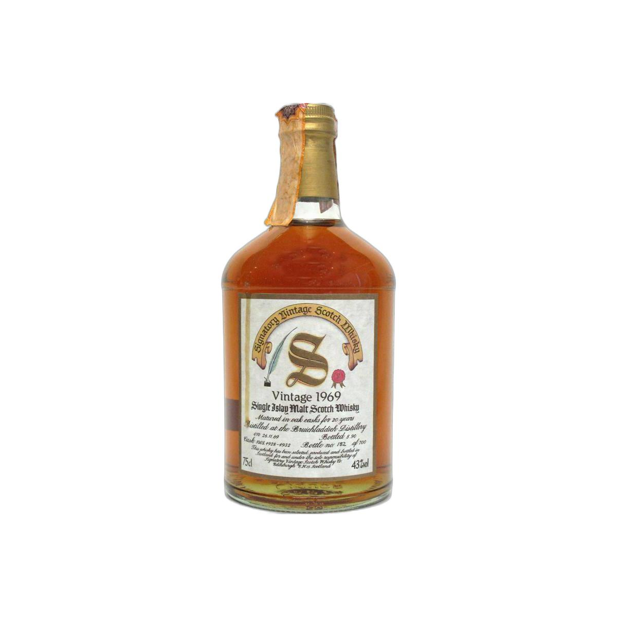 Bruichladdich Vintage Collection - Dumpy 1969 20 Years Single Malt Whisky 2