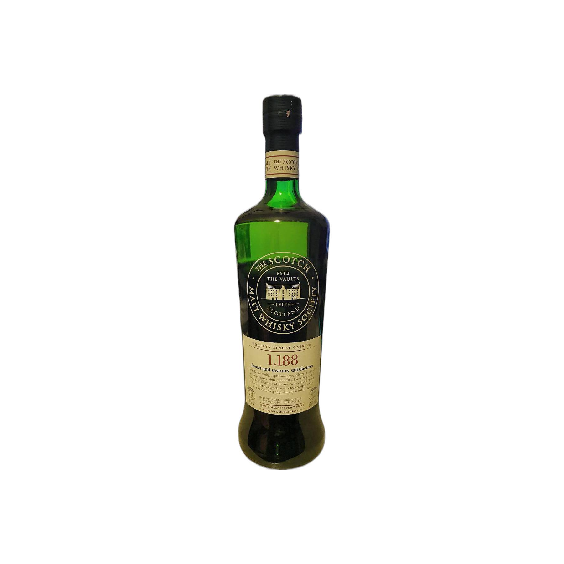 The Scotch Malt Whisky Society 1986 28 Years Single Malt Whisky