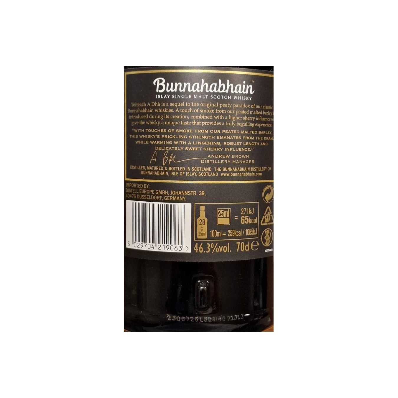 Bunnahabhain Single Malt Whisky 2