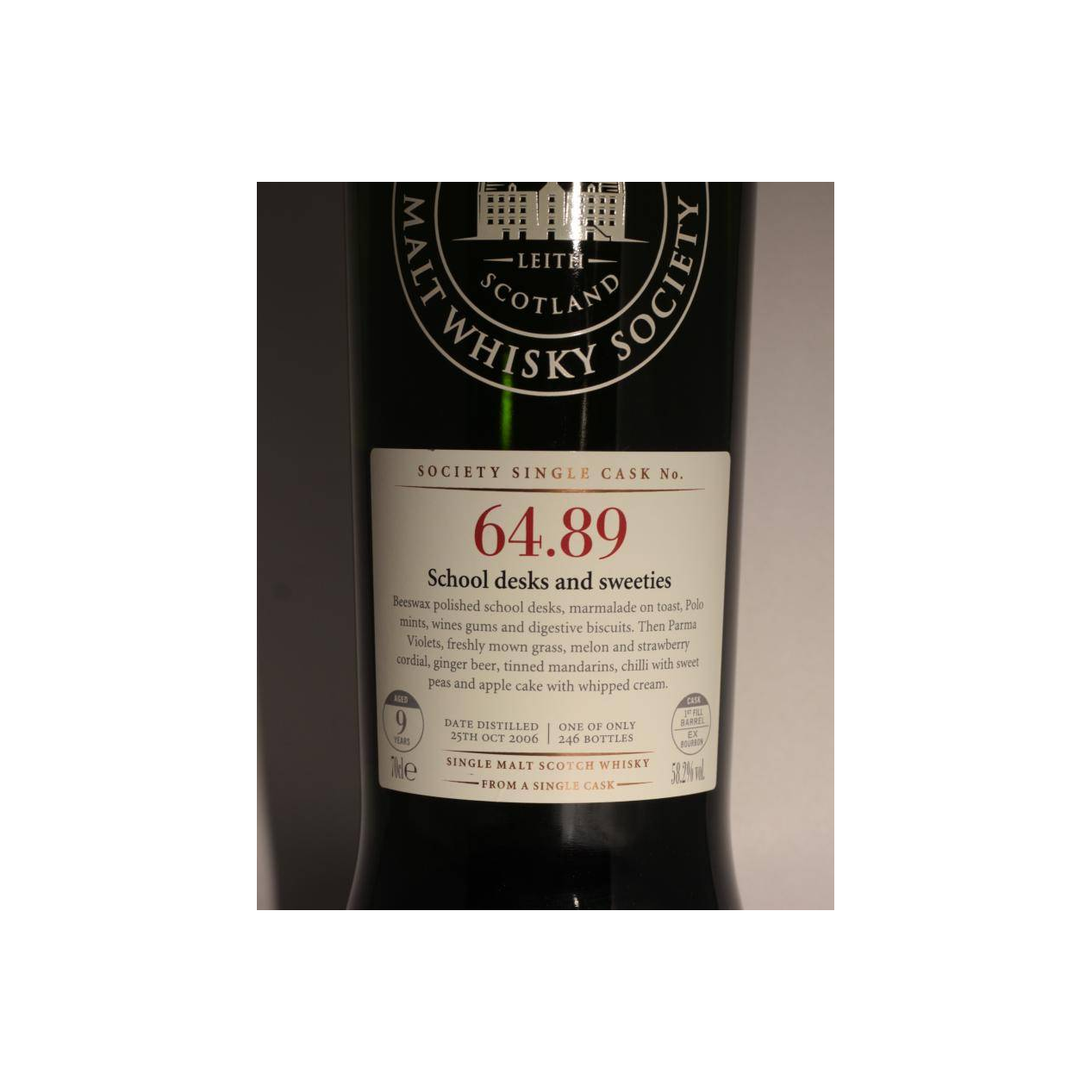 The Scotch Malt Whisky Society 2006 9 Years Single Malt Whisky 2