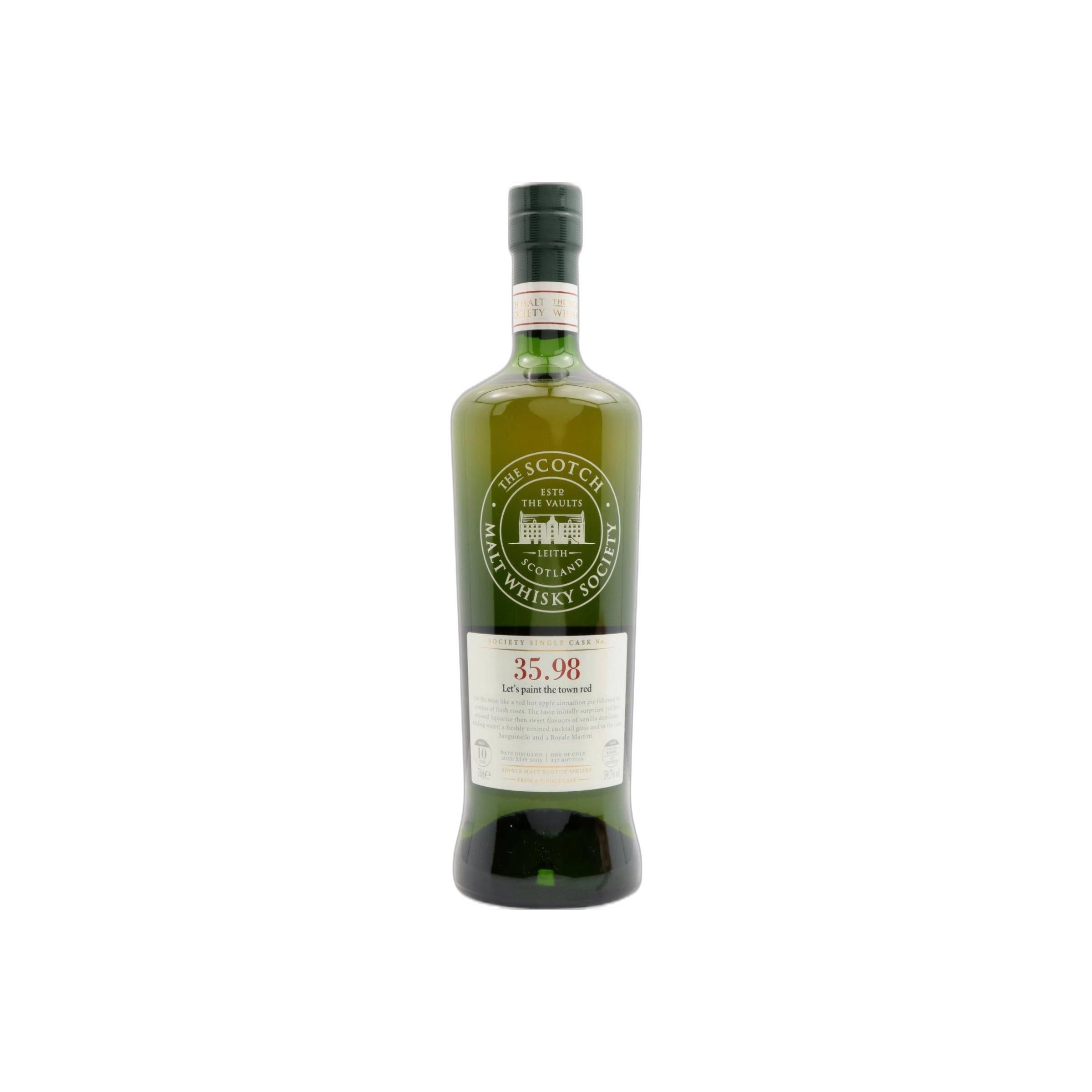 The Scotch Malt Whisky Society 2003 10 Years Single Malt Whisky