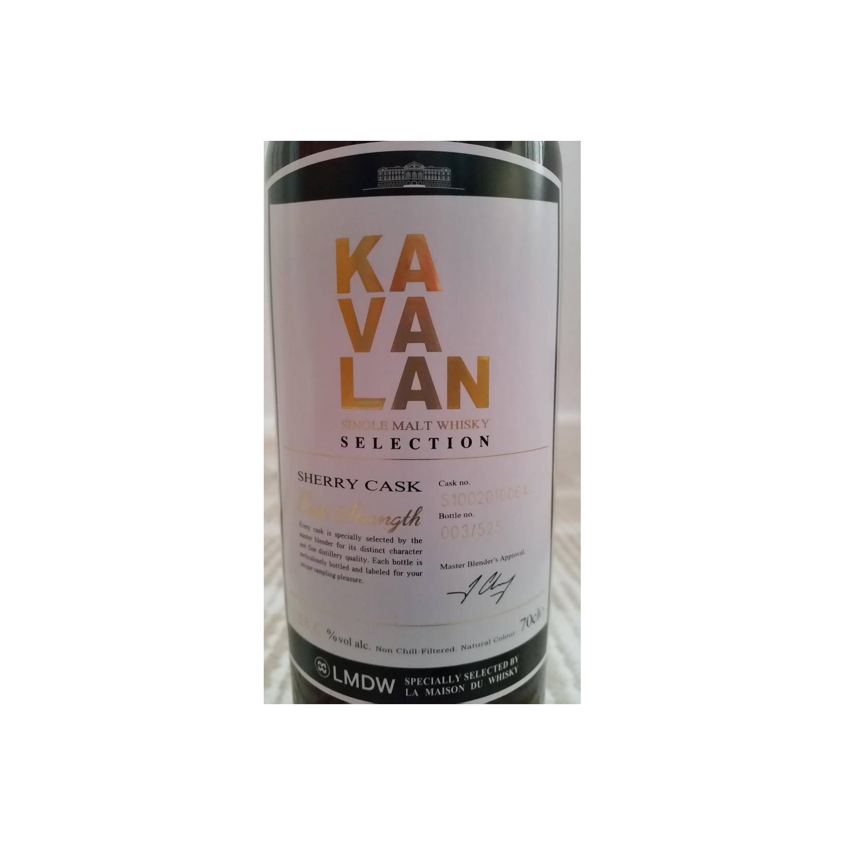 Kavalan Sherry Cask 2010 6 Years Single Malt Whisky 2