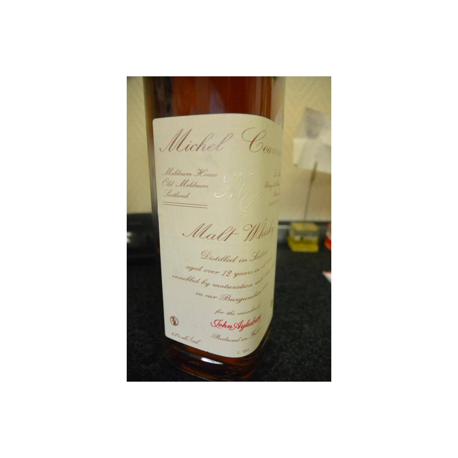 Michel Couvreur 12 Years Single Malt Whisky 2