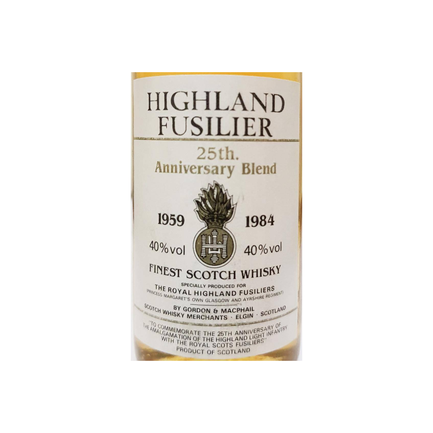 Gordon & MacPhail Miniature Blended Whisky 3