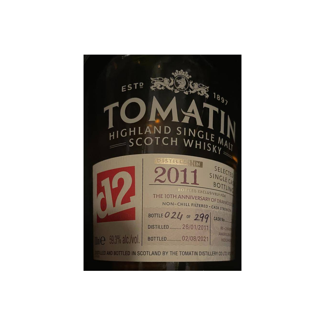 Tomatin 2011 10 Years Single Malt Whisky 2