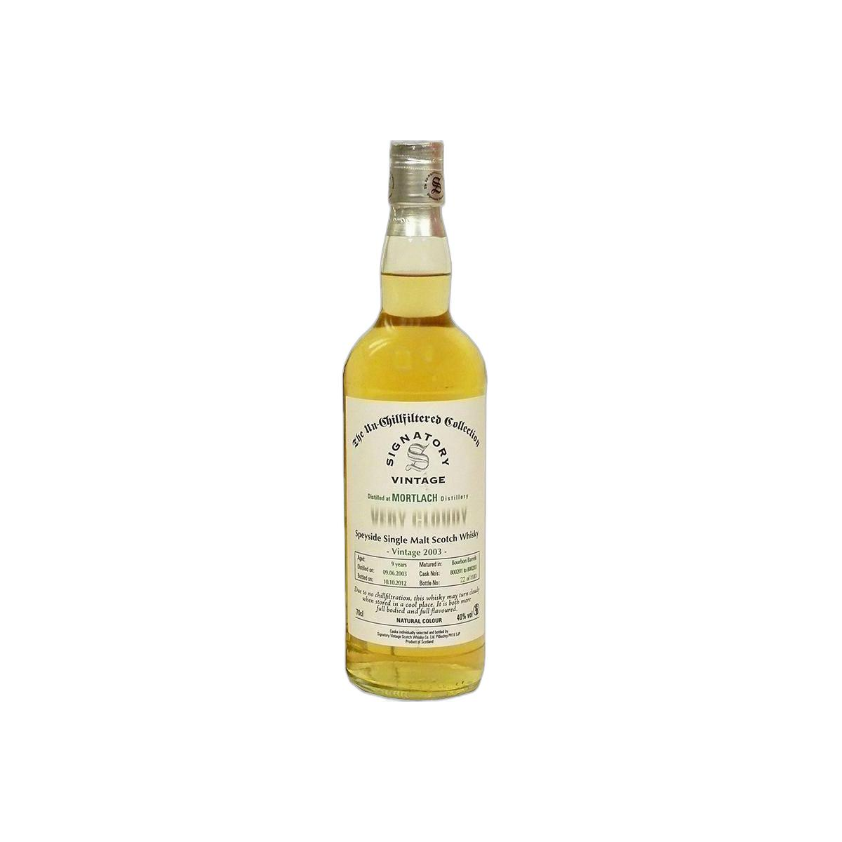 Mortlach 2003 9 Years Single Malt Whisky