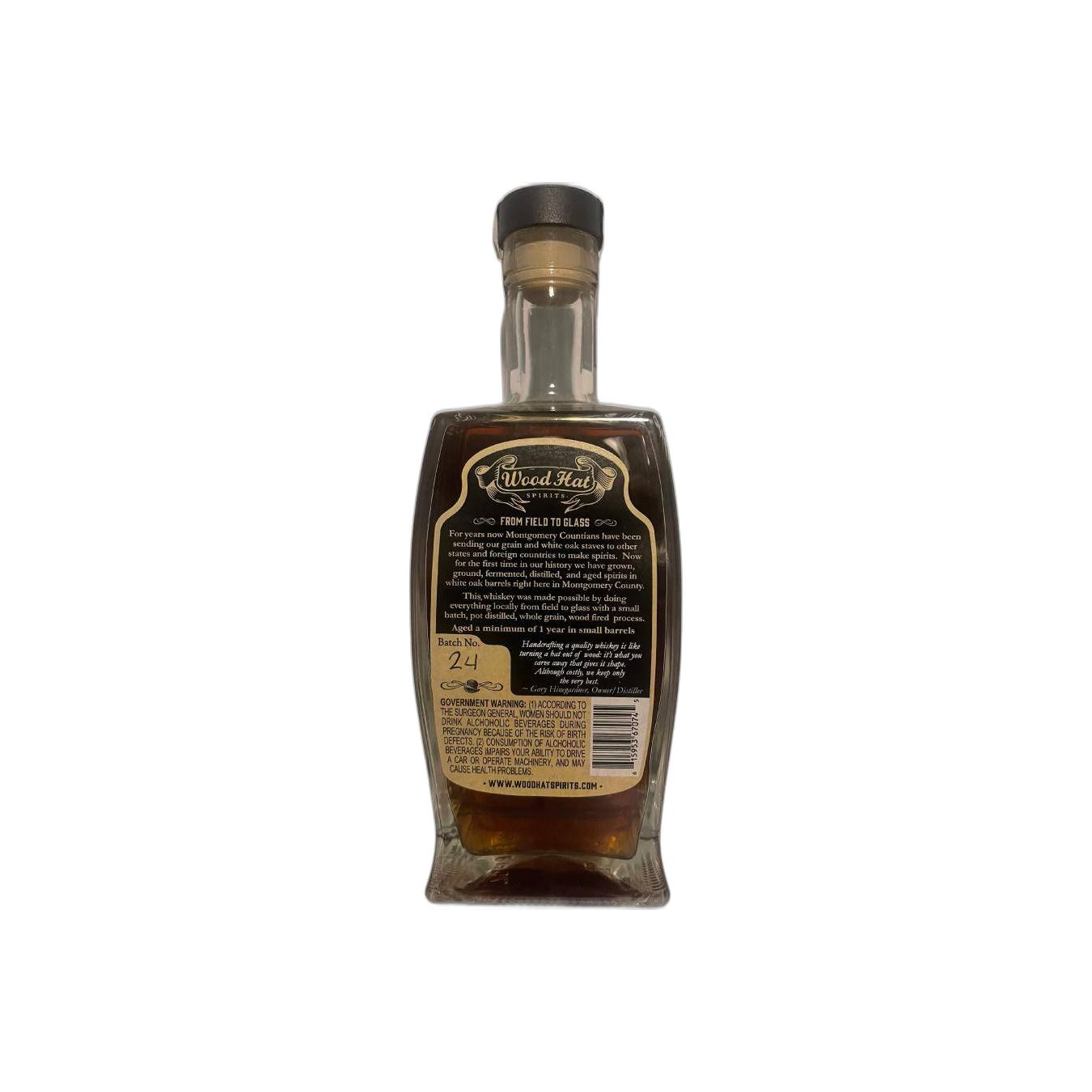 Wood Hat Montgomery County Bourbon Whiskey 2