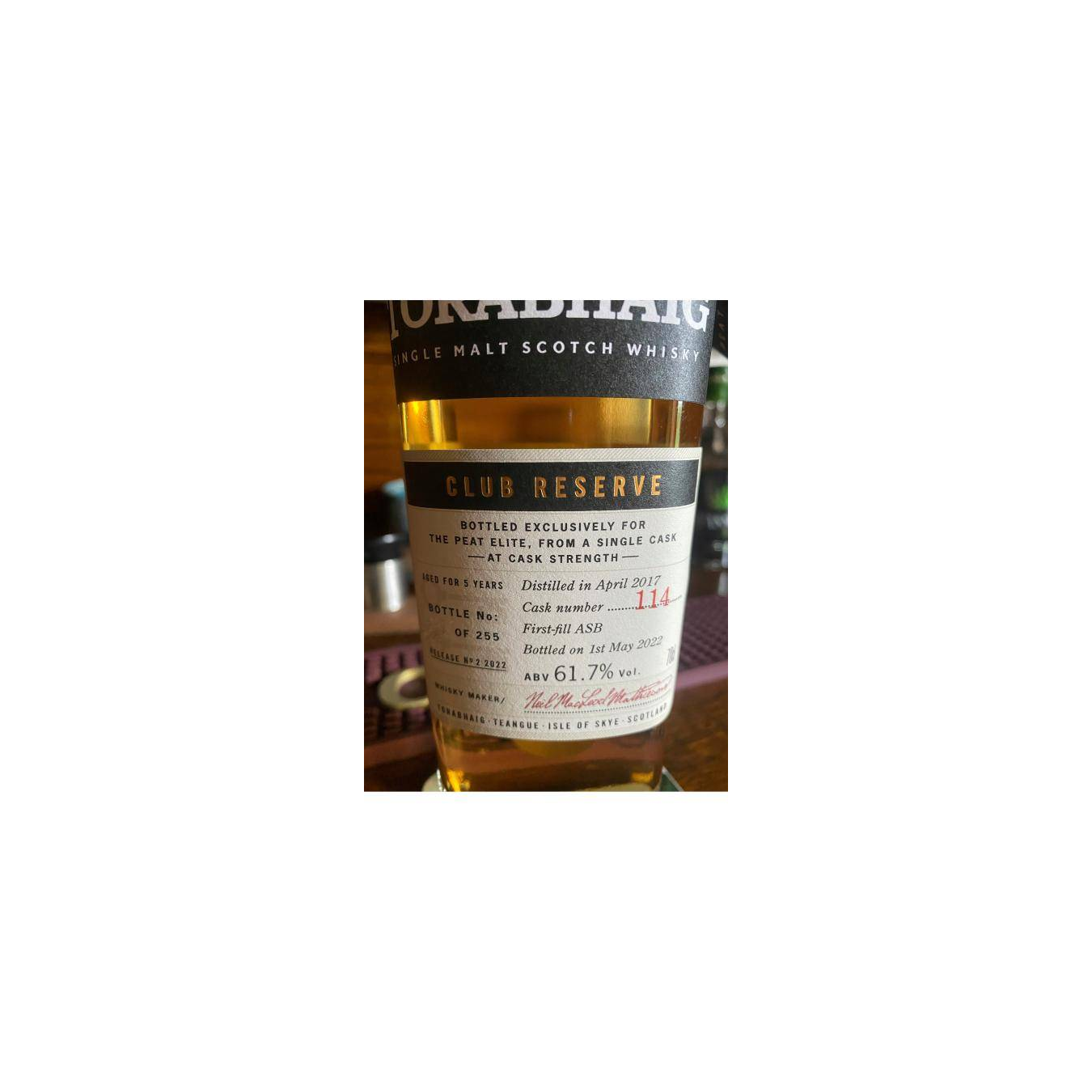 Torabhaig 2017 5 Years Single Malt Whisky 2