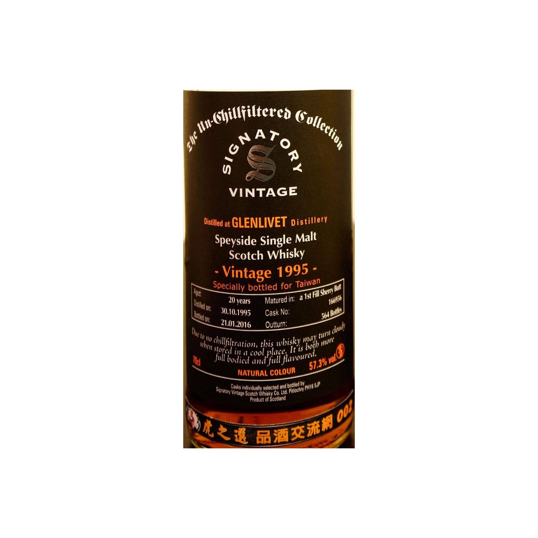 The Glenlivet 1995 20 Years Single Malt Whisky 2