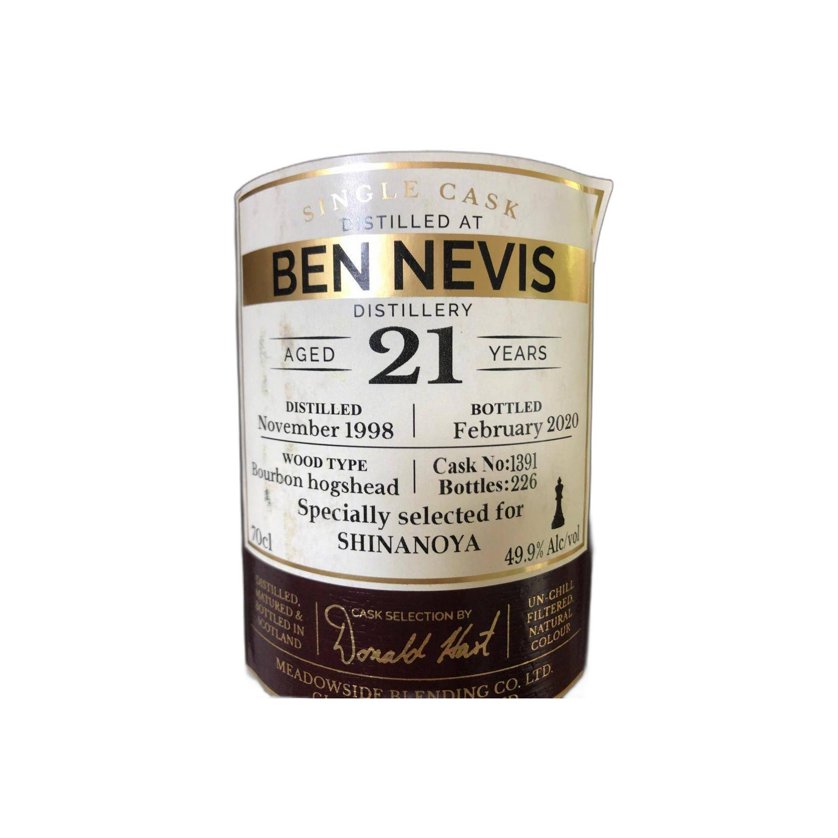 Ben Nevis 1998 21 Years Single Malt Whisky 2