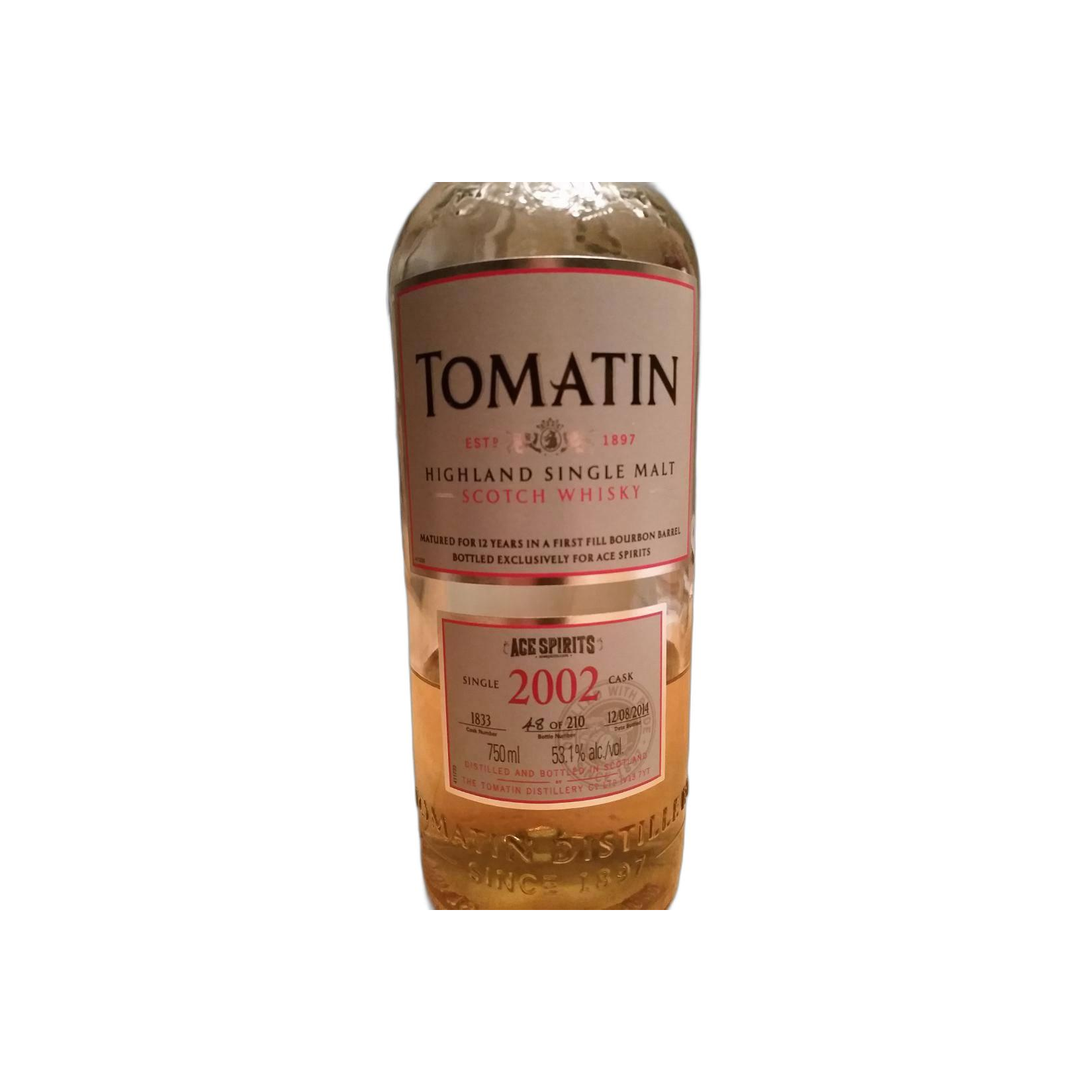 Tomatin Single Cask 2002 12 Years Single Malt Whisky