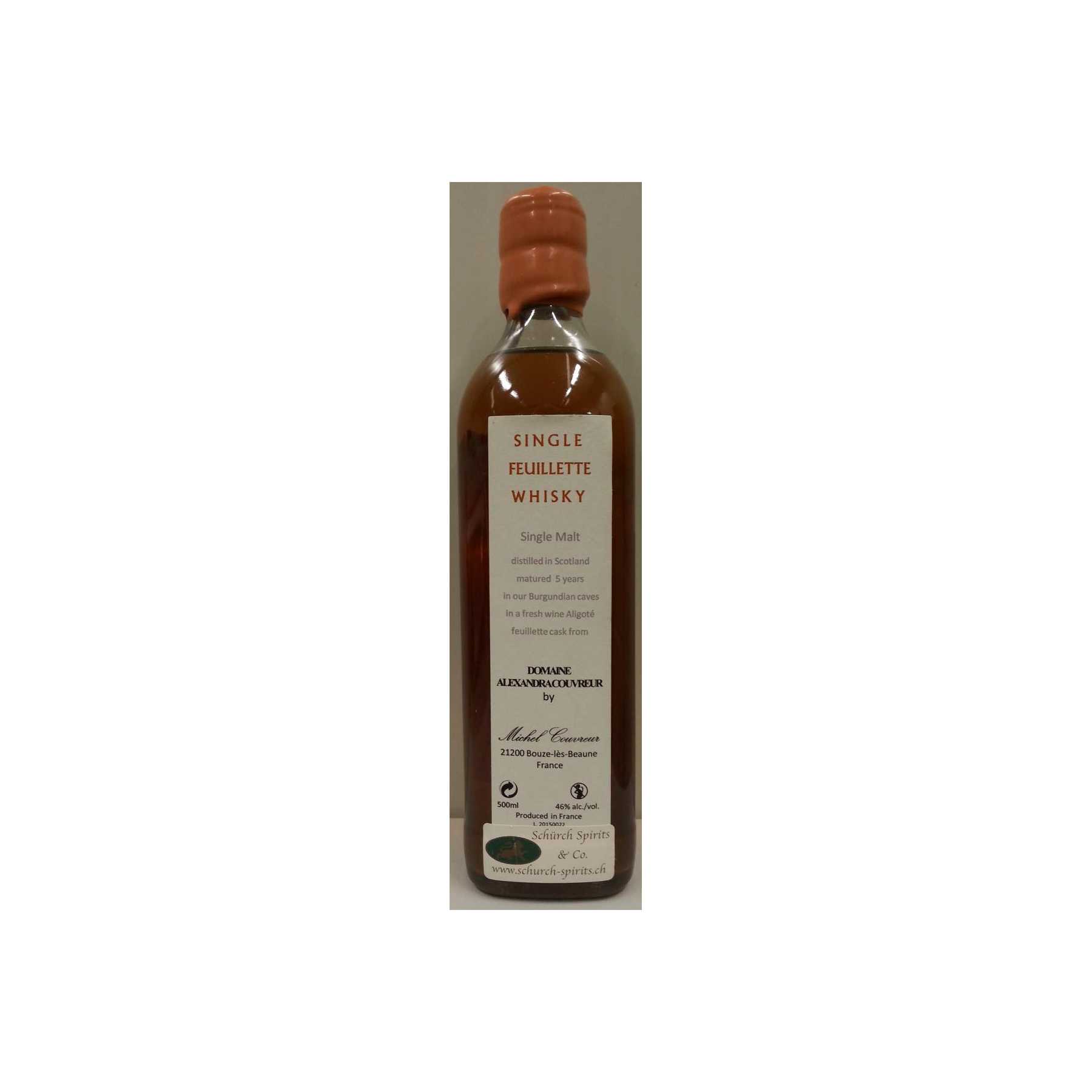 Michel Couvreur 2000 5 Years Single Malt Whisky 2