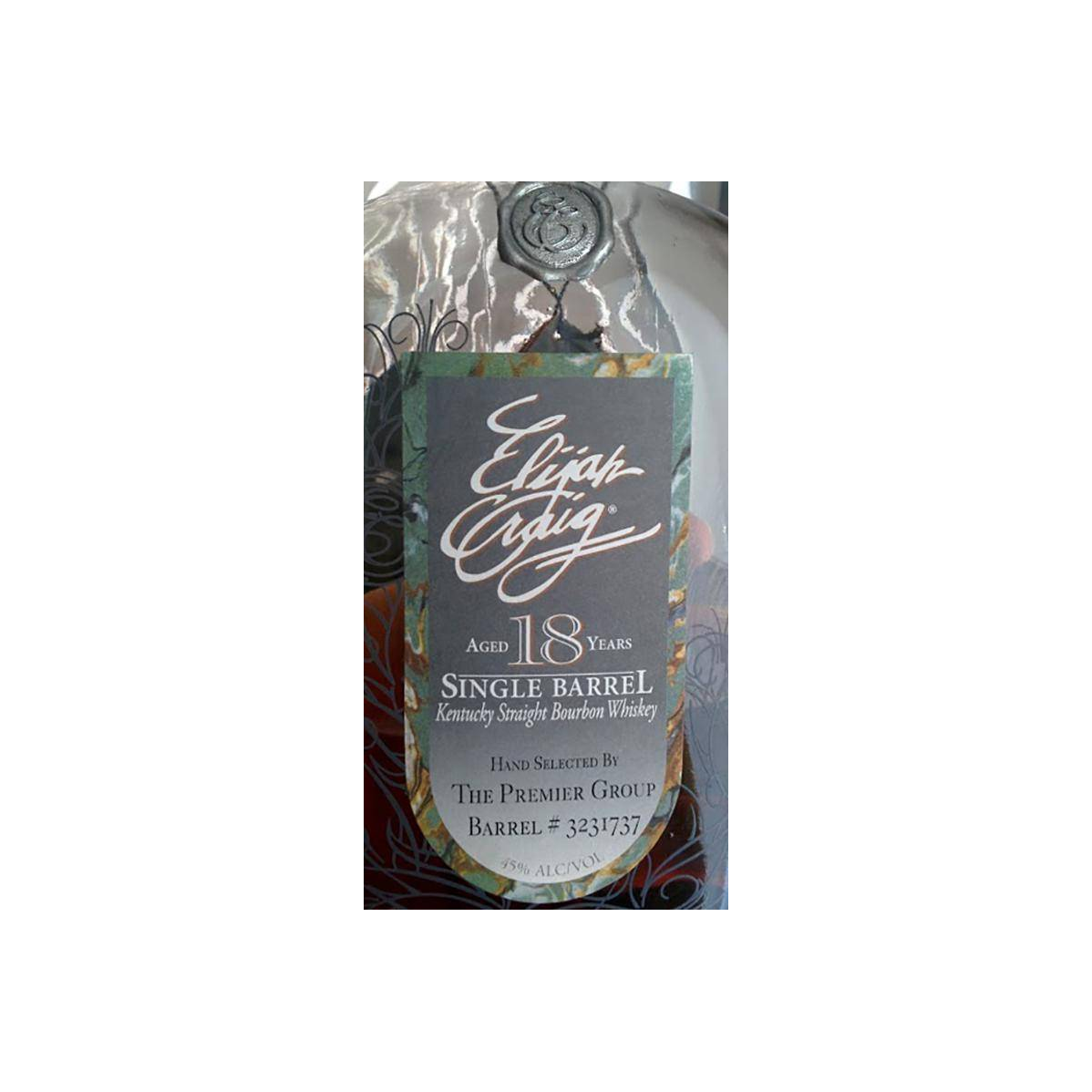 Elijah Craig Single Cask 1991 18 Years Bourbon Whisky 2