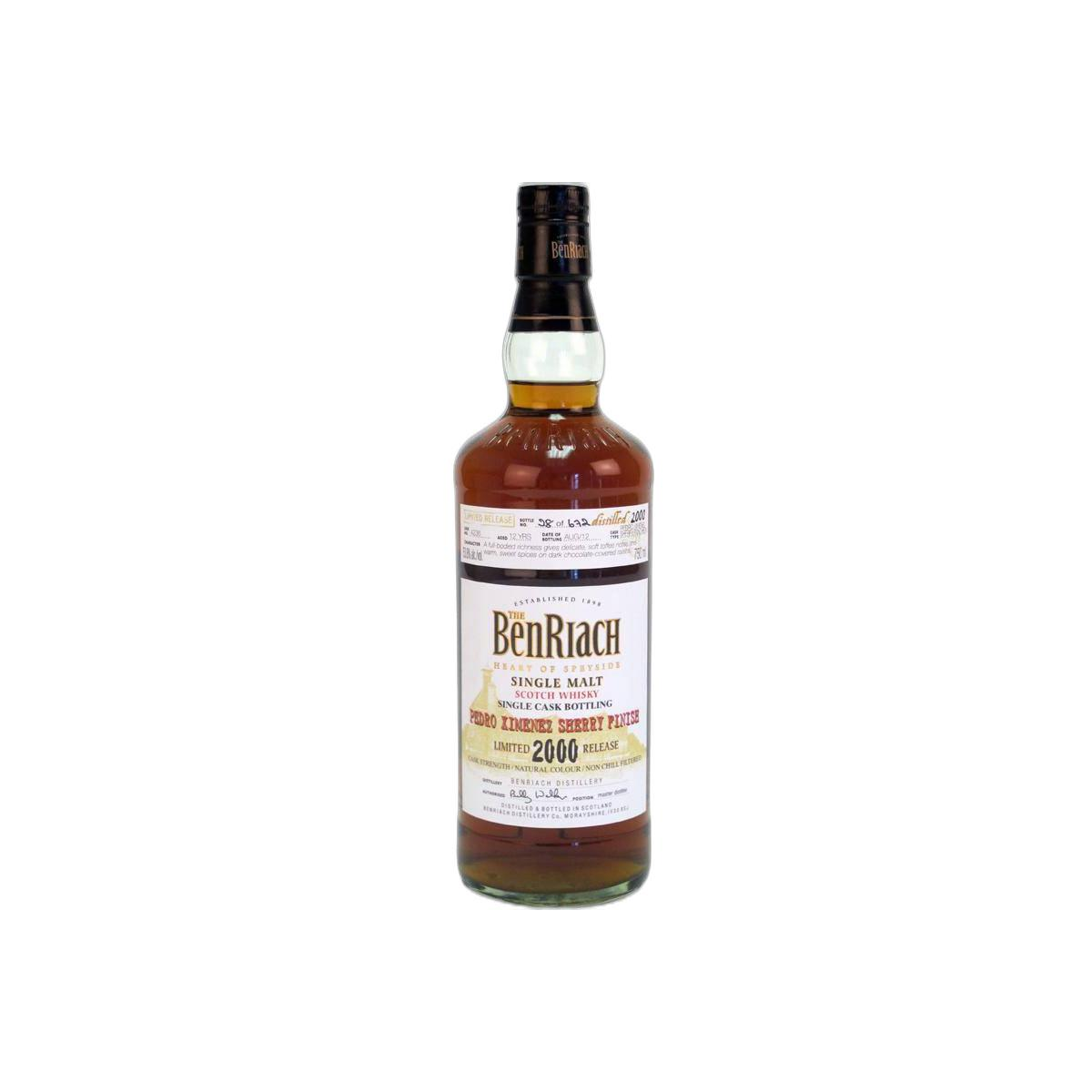 BenRiach Individual Cask Bottling 2000 12 Years Single Malt Whisky