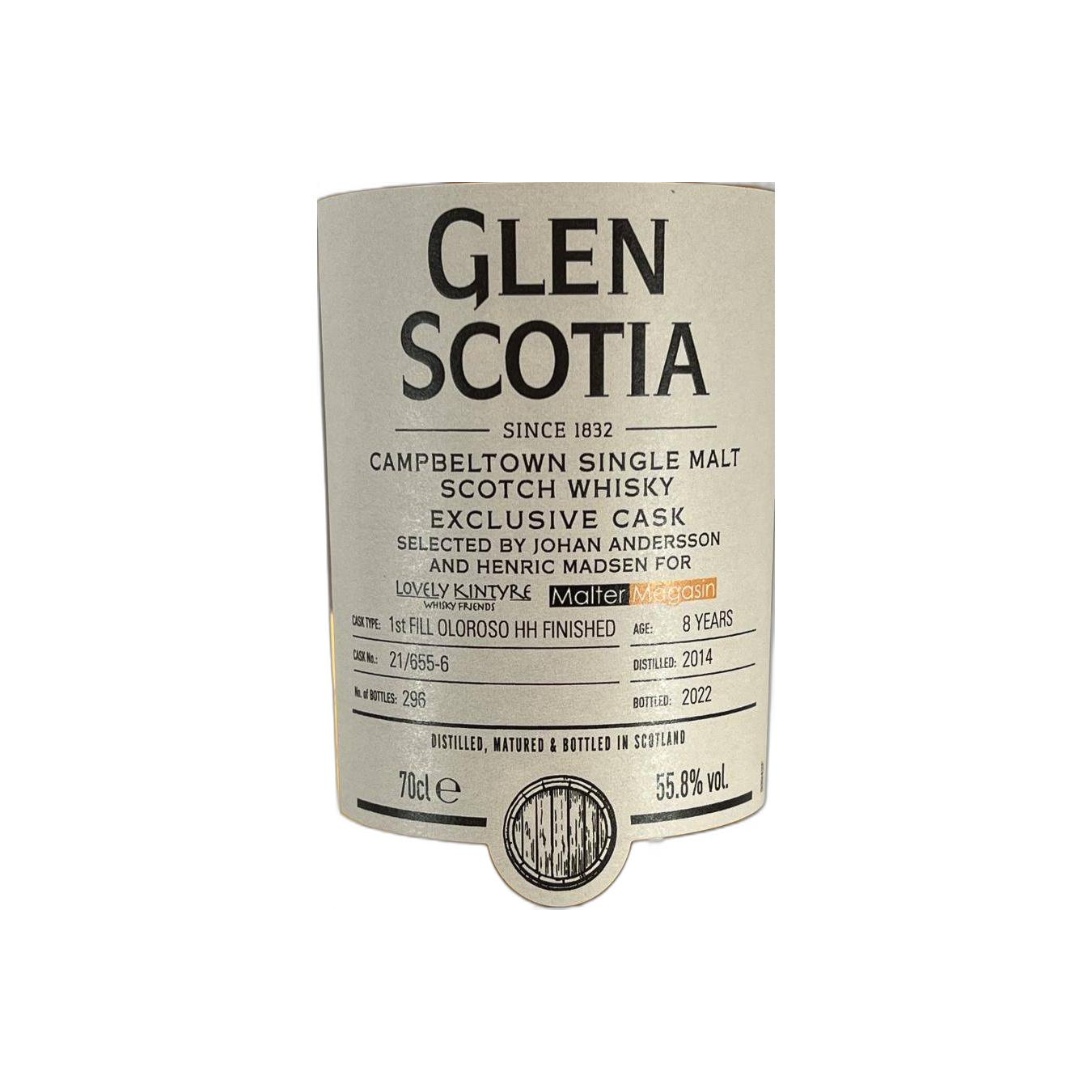 Glen Scotia 2014 8 Years Single Malt Whisky