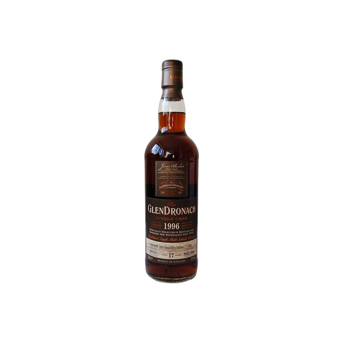 GlenDronach Single Cask 1996 17 Years Single Malt Whisky