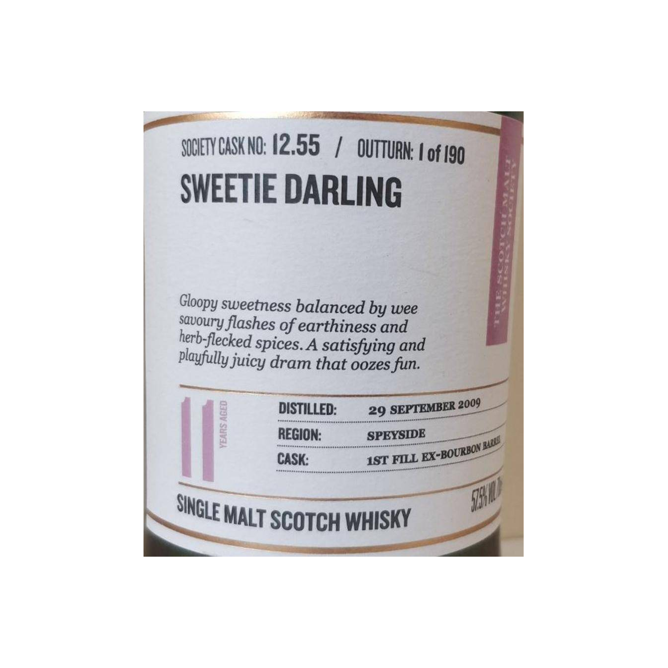The Scotch Malt Whisky Society 2009 11 Years Single Malt Whisky 2