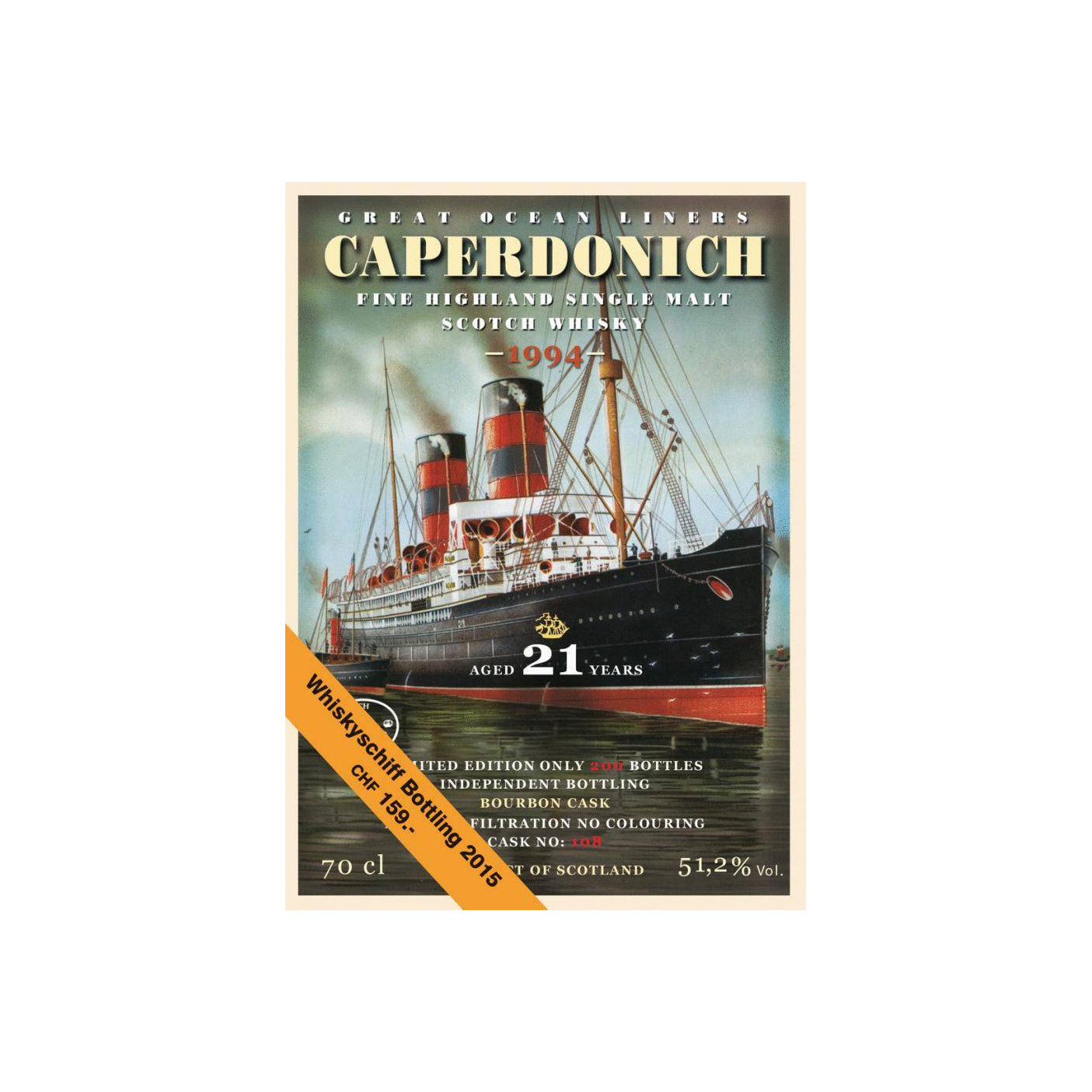 Caperdonich 1994 21 Years Single Malt Whisky