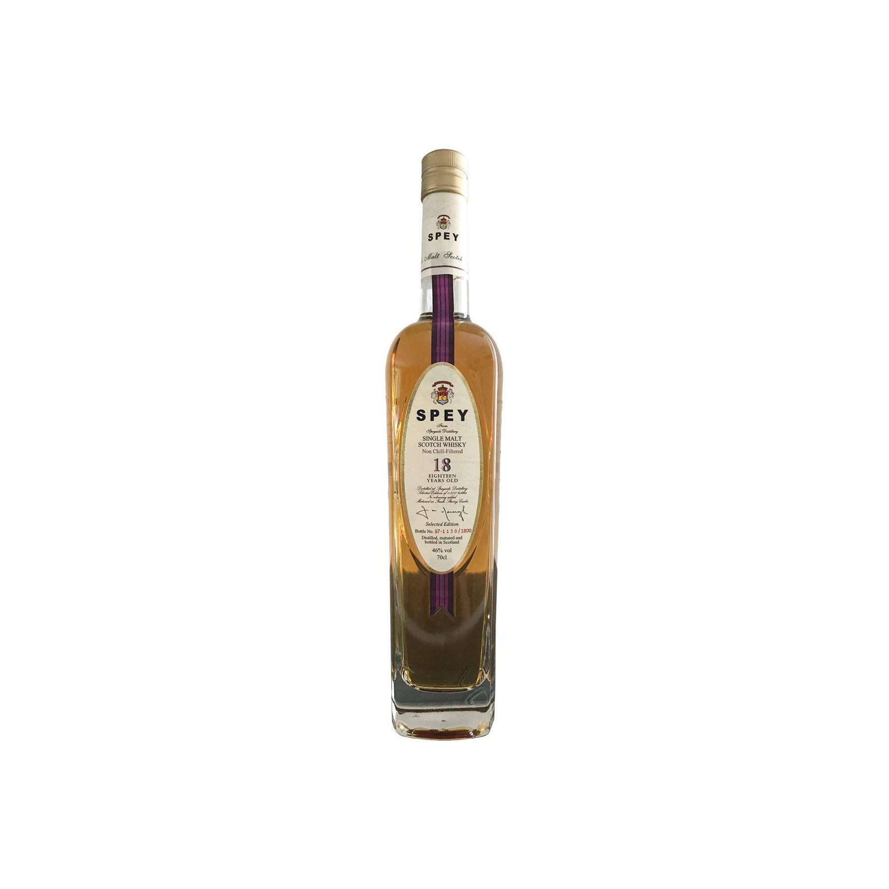 The Speyside 1997 18 Years Single Malt Whisky