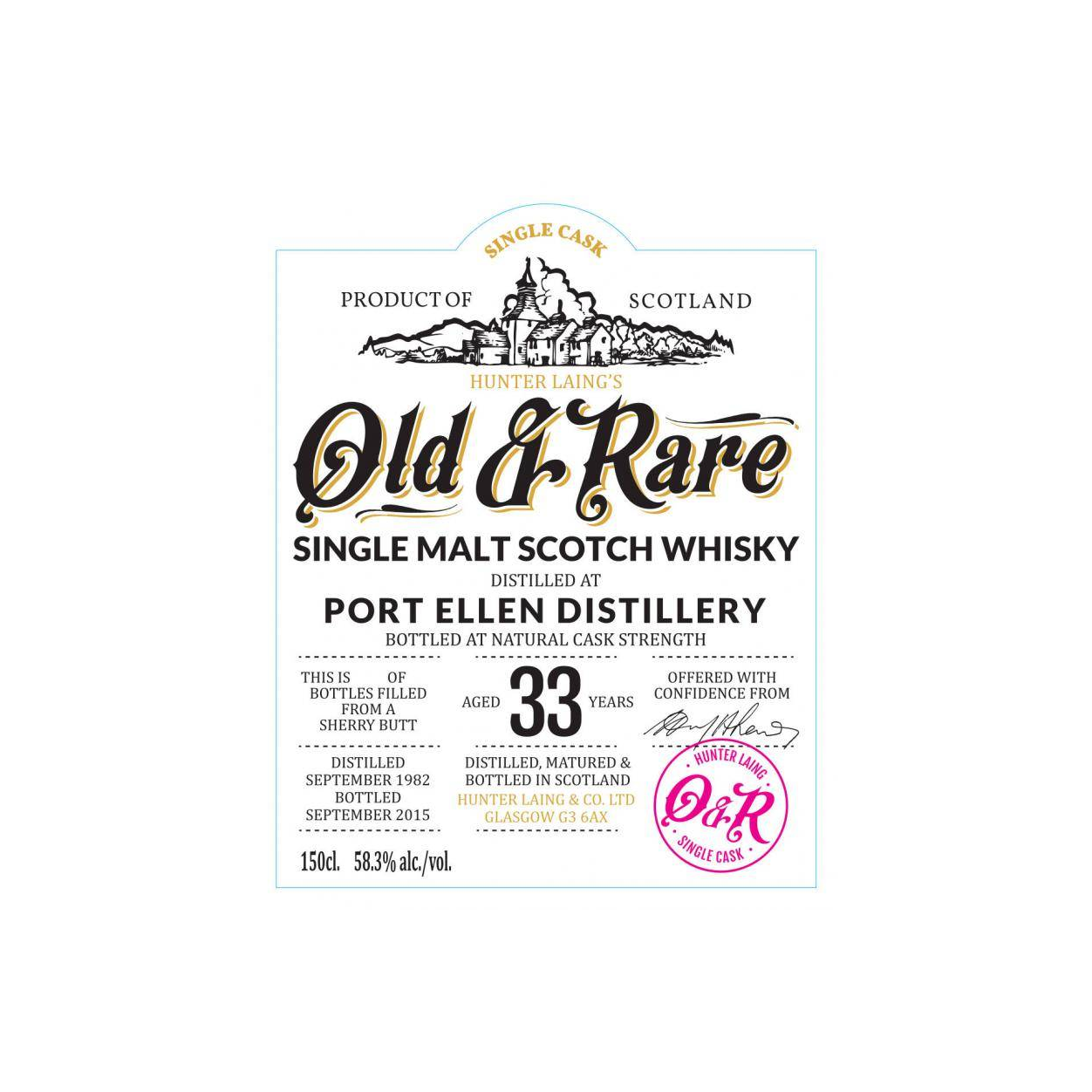 Port Ellen 1982 33 Years Single Malt Whisky