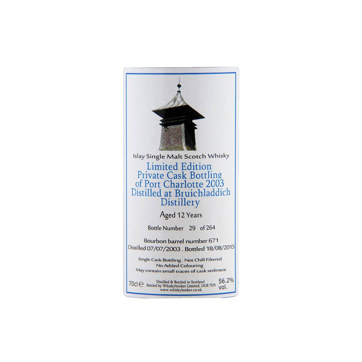 Bruichladdich 2003 12 Years Single Malt Whisky 2