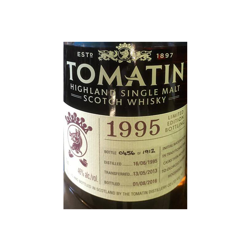 Tomatin Limited Edition 1995 21 Years Single Malt Whisky 2