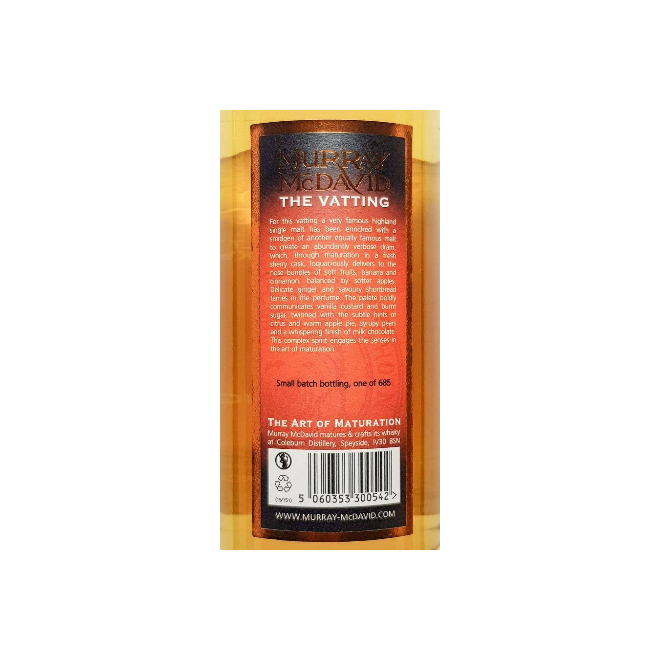 Murray McDavid 1997 18 Years Blended Malt Whisky 3