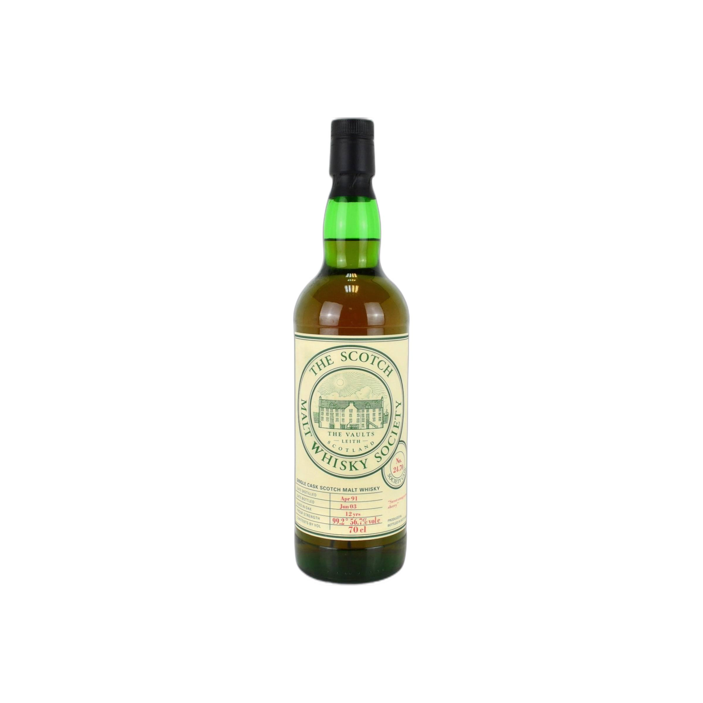 The Scotch Malt Whisky Society 1991 12 Years Single Malt Whisky