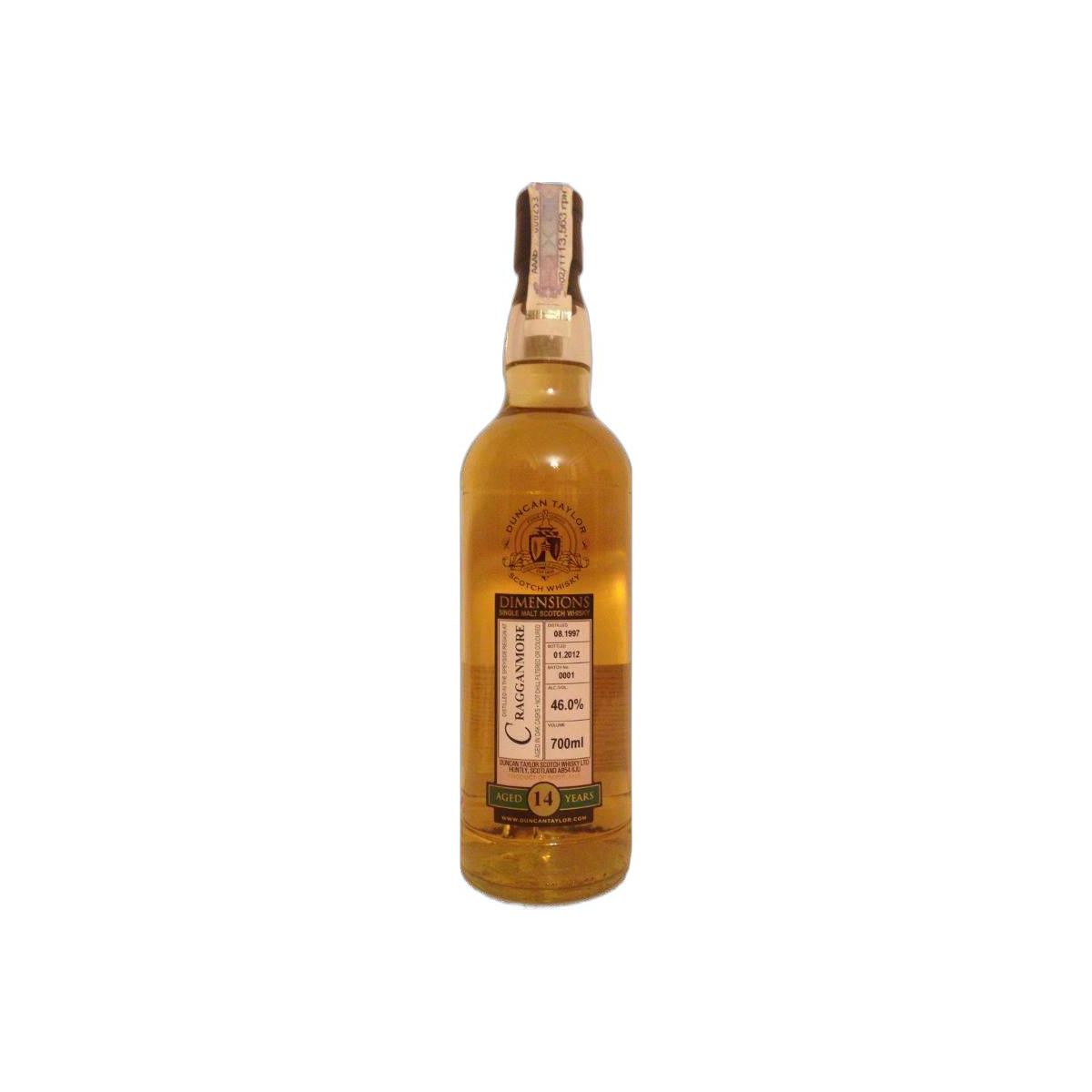 Cragganmore Dimensions 1997 14 Years Single Malt Whisky