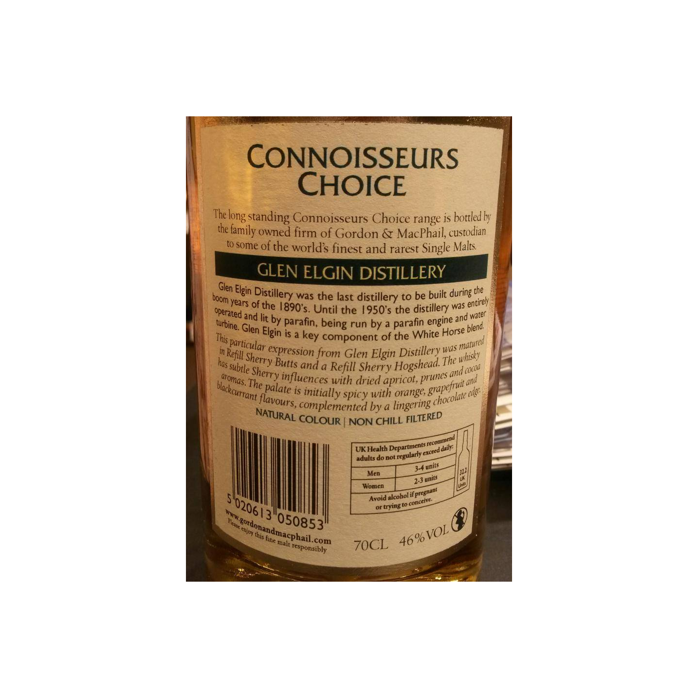Glen Elgin Connoisseurs Choice 1998 16 Years Single Malt Whisky 3