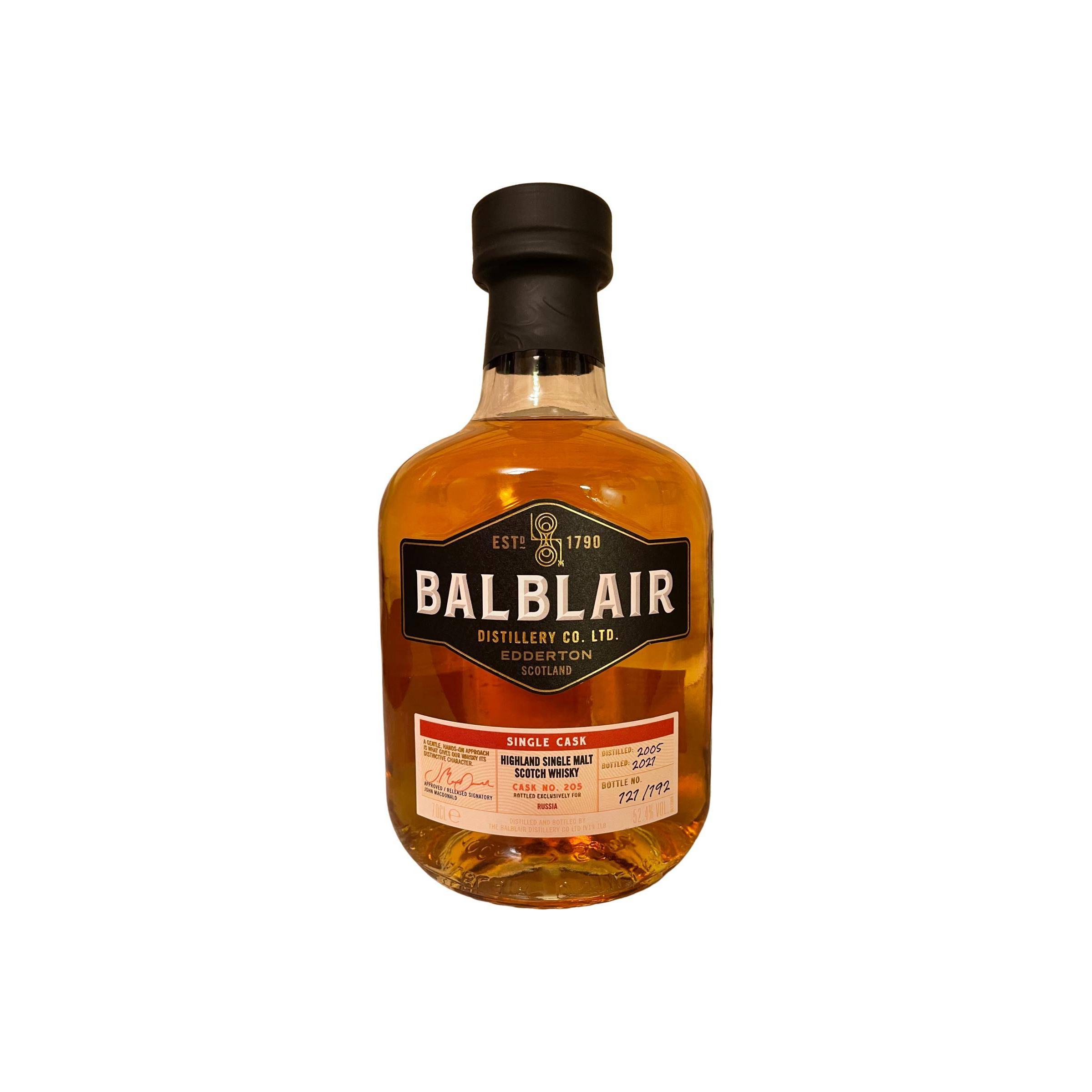 Balblair Single Cask 2005 16 Years Single Malt Whisky