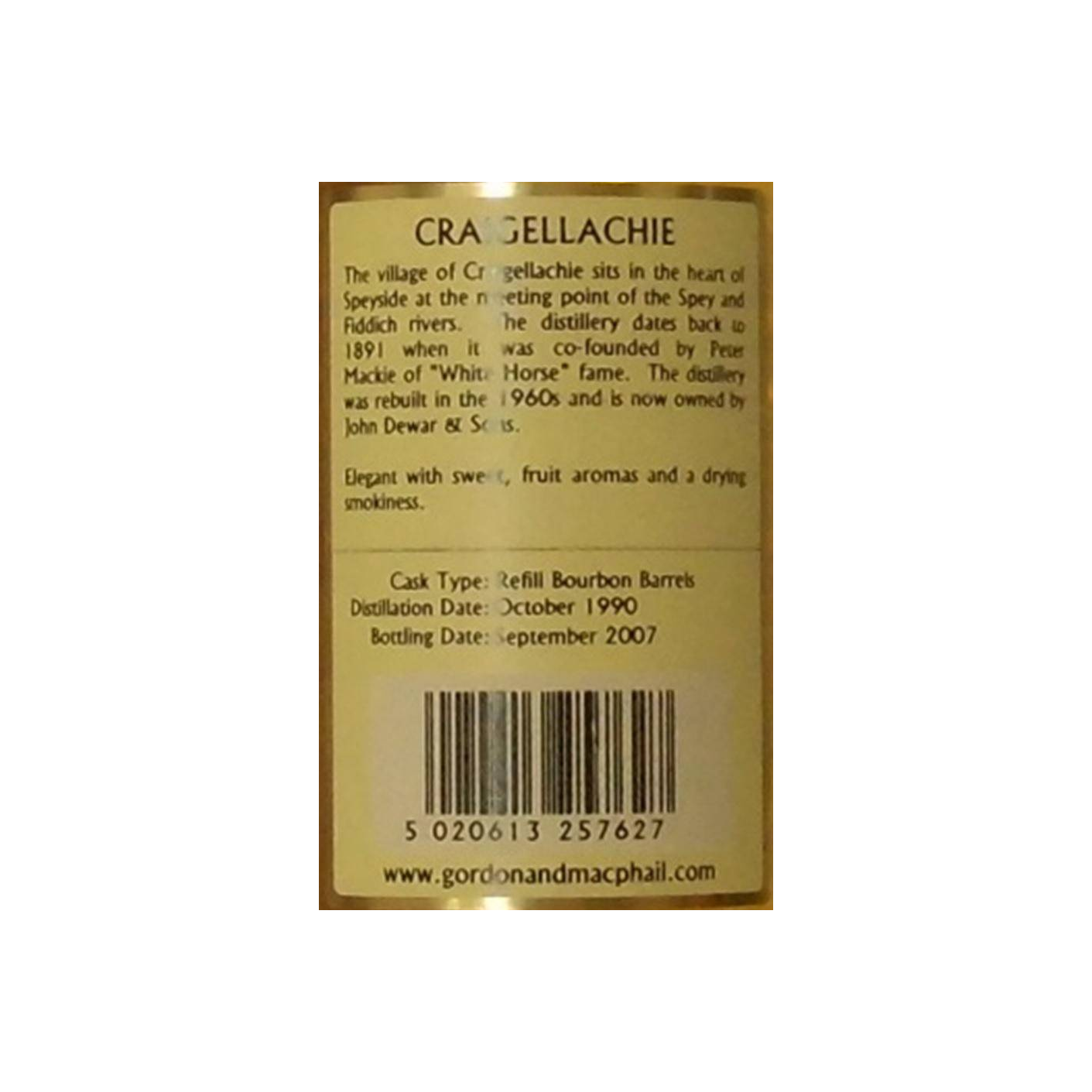 Craigellachie Connoisseurs Choice 1990 16 Years Single Malt Whisky 2