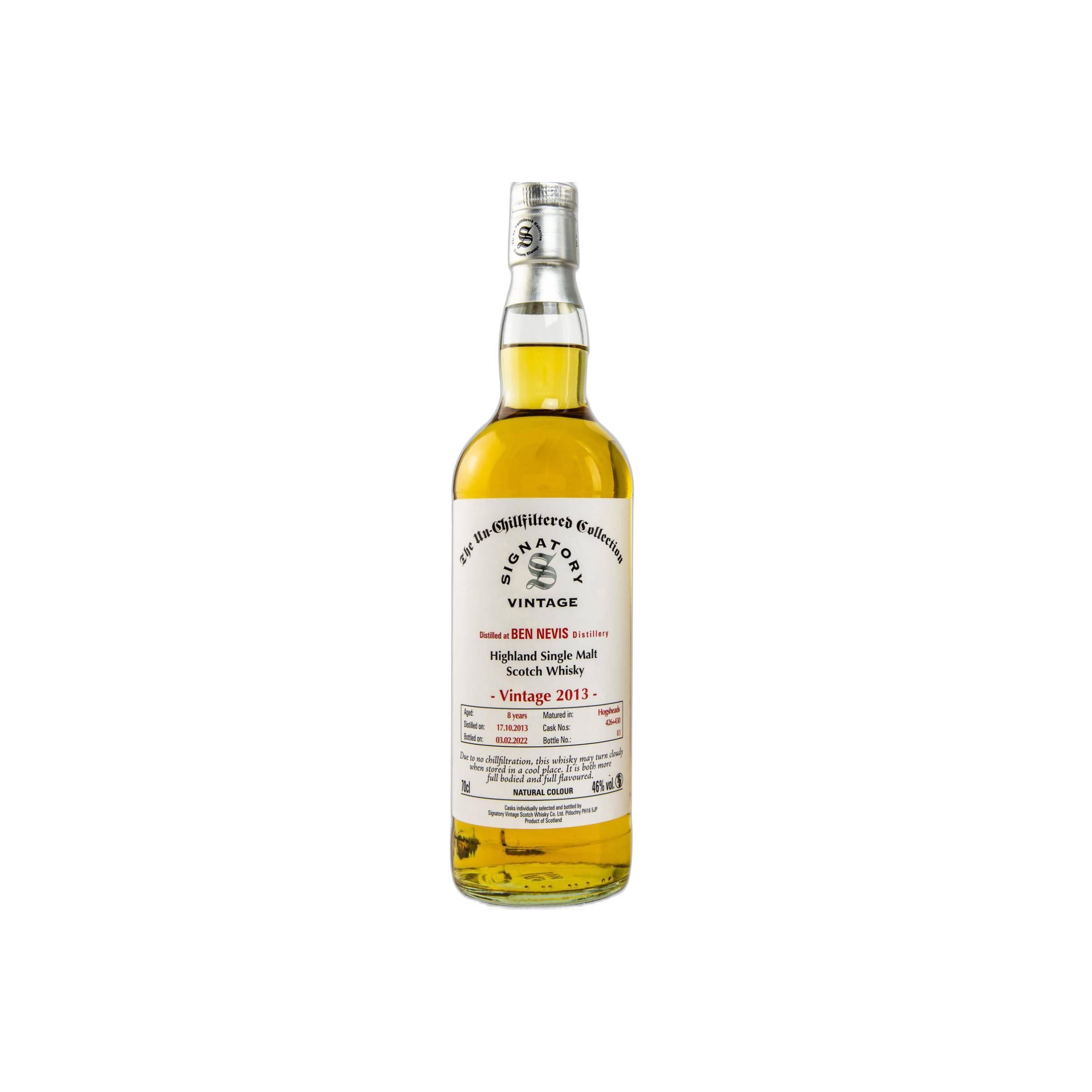 Ben Nevis The Un-Chillfiltered Collection 2013 8 Years Single Malt Whisky