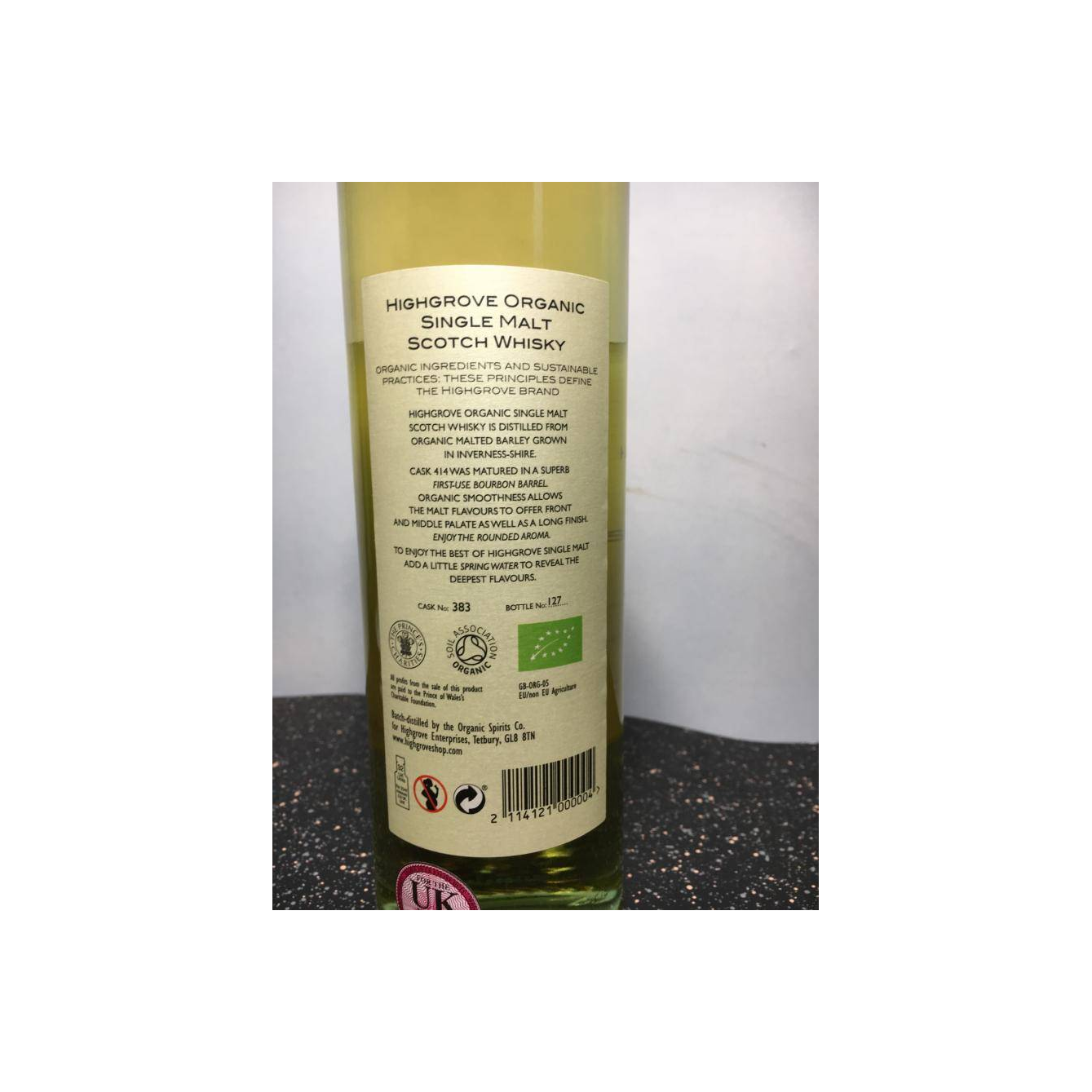 Highgrove Organic Single Malt Scotch Whisky 3
