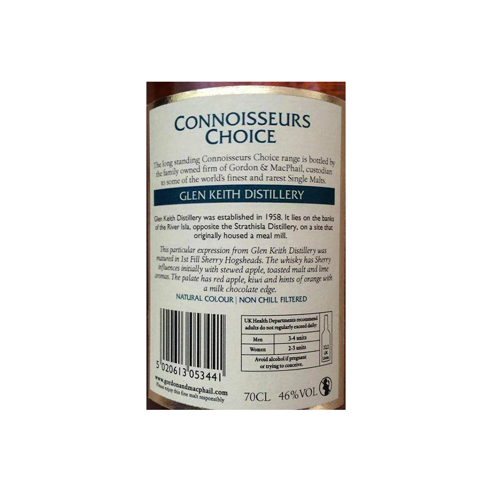 Glen Keith Connoisseurs Choice 1997 18 Years Single Malt Whisky 3