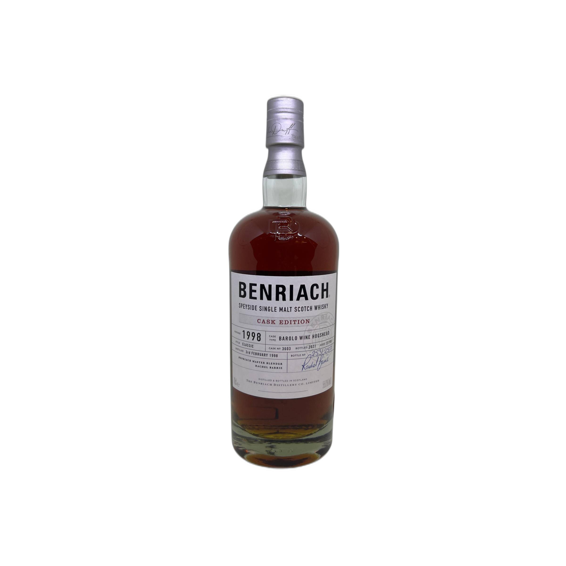 BenRiach 1998 23 Years Single Malt Whisky