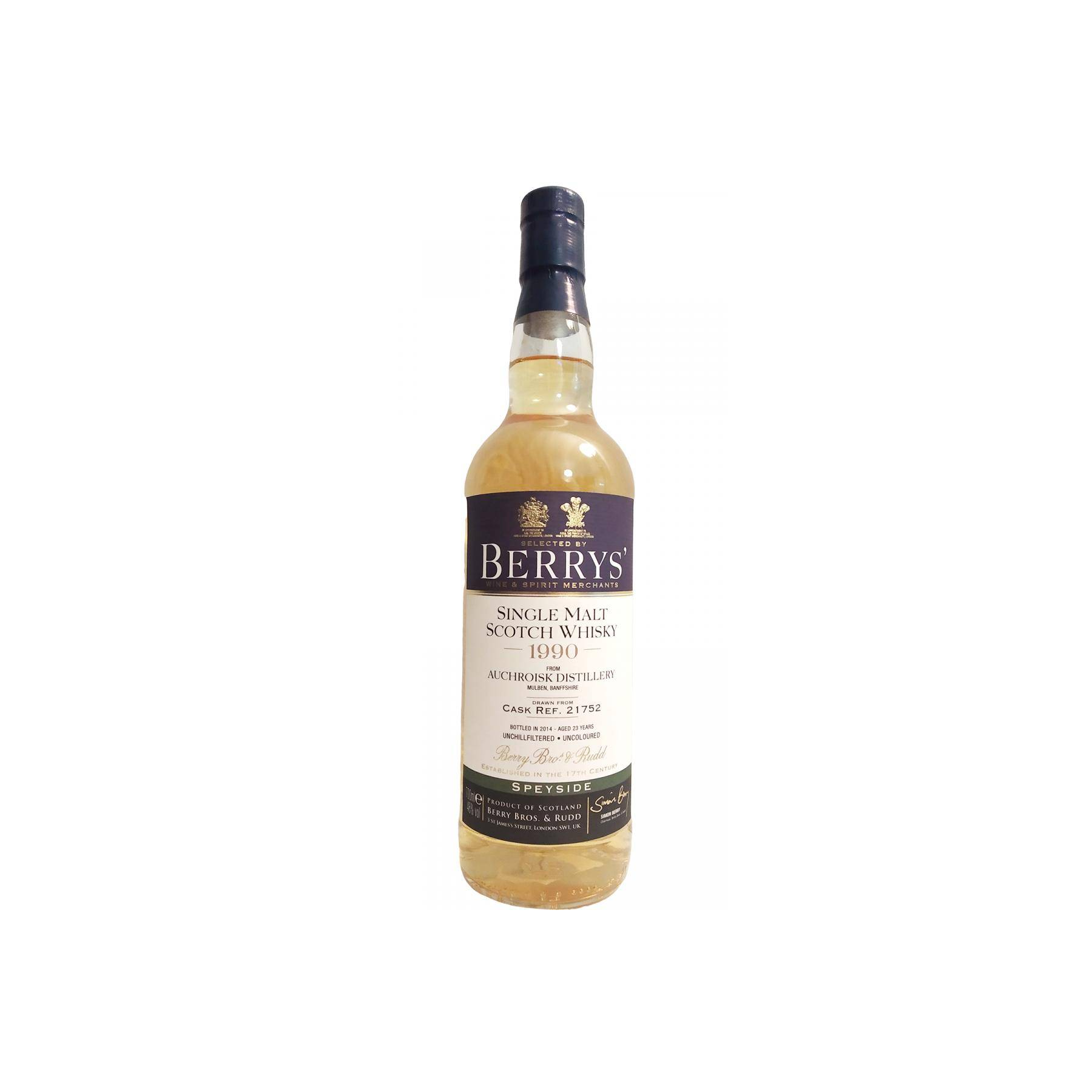 Auchroisk 1990 23 Years Single Malt Whisky