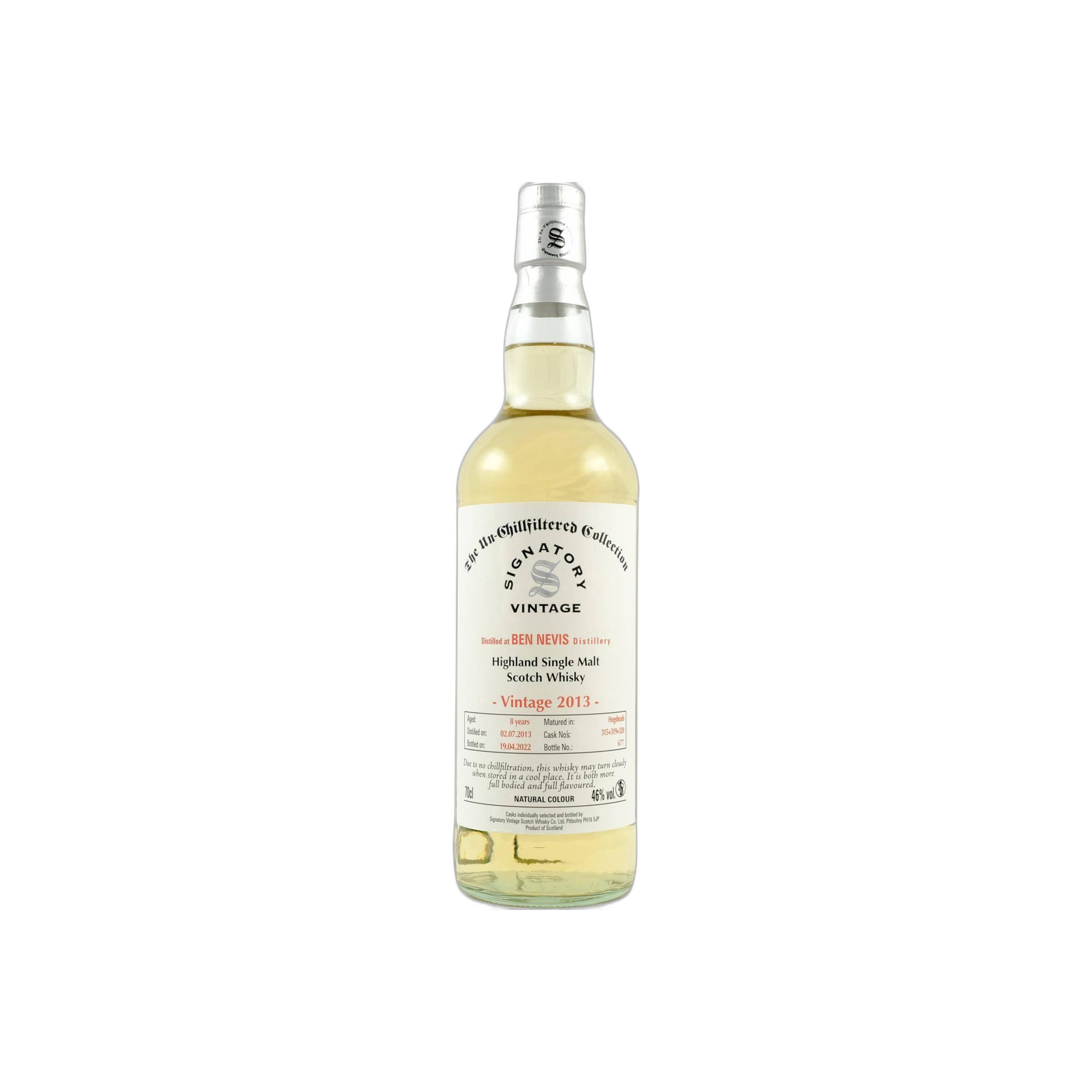 Ben Nevis The Un-Chillfiltered Collection 2013 8 Years Single Malt Whisky