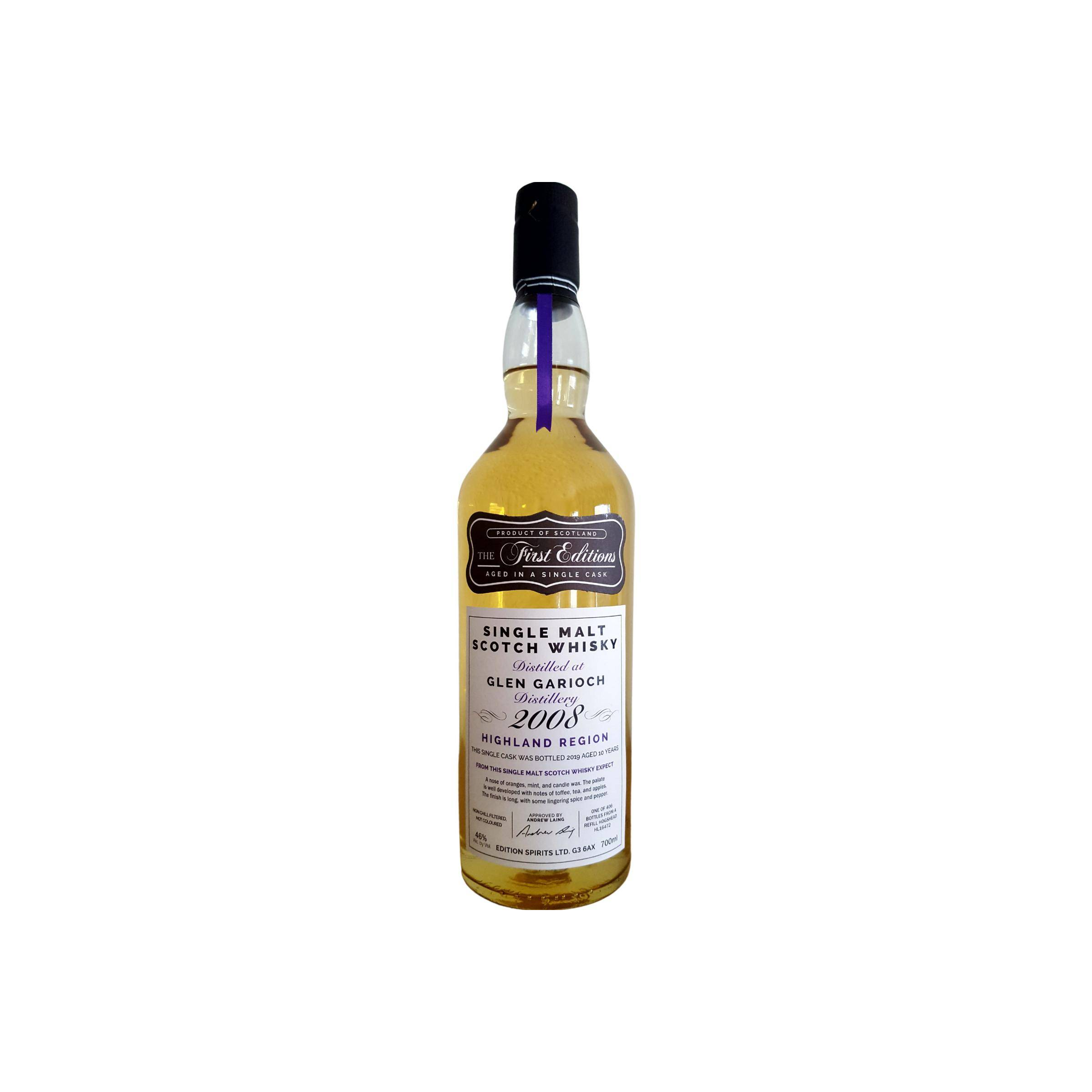 Glen Garioch The First Editions 2008 10 Years Single Malt Whisky