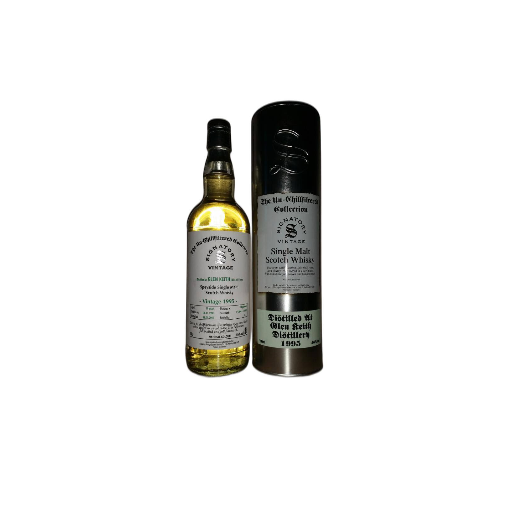 Glen Keith The Un-Chillfiltered Collection 1995 19 Years Single Malt Whisky 2