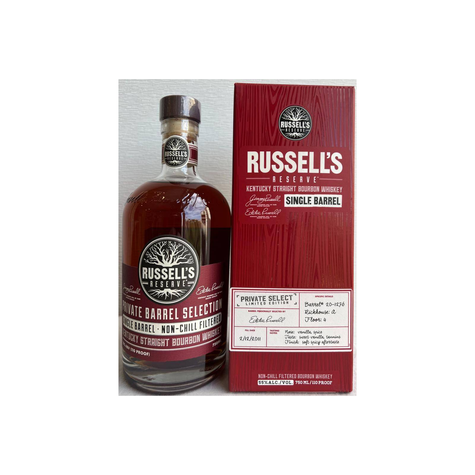 Russell's Reserve Single Cask 2011 8 Years Bourbon Whisky 3