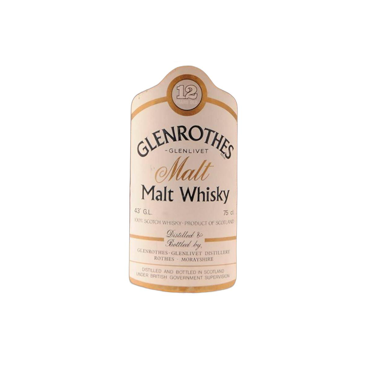 The Glenrothes 12 Years Single Malt Whisky